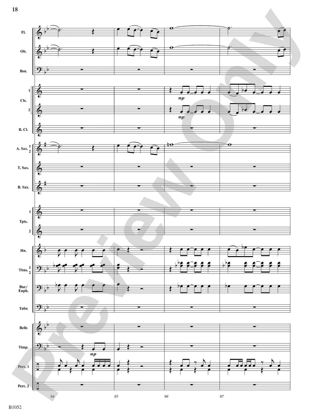 Blue Ridge Impressions: Concert Band Conductor Score & Parts