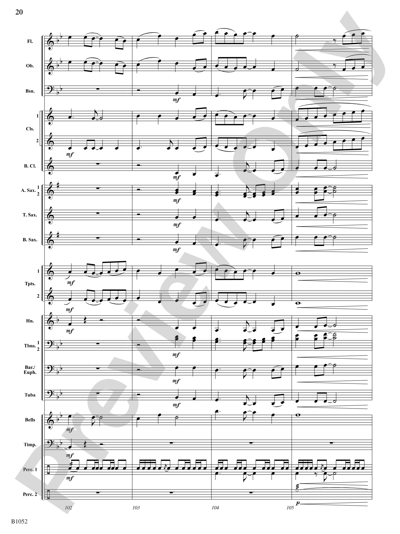 Blue Ridge Impressions: Concert Band Conductor Score & Parts