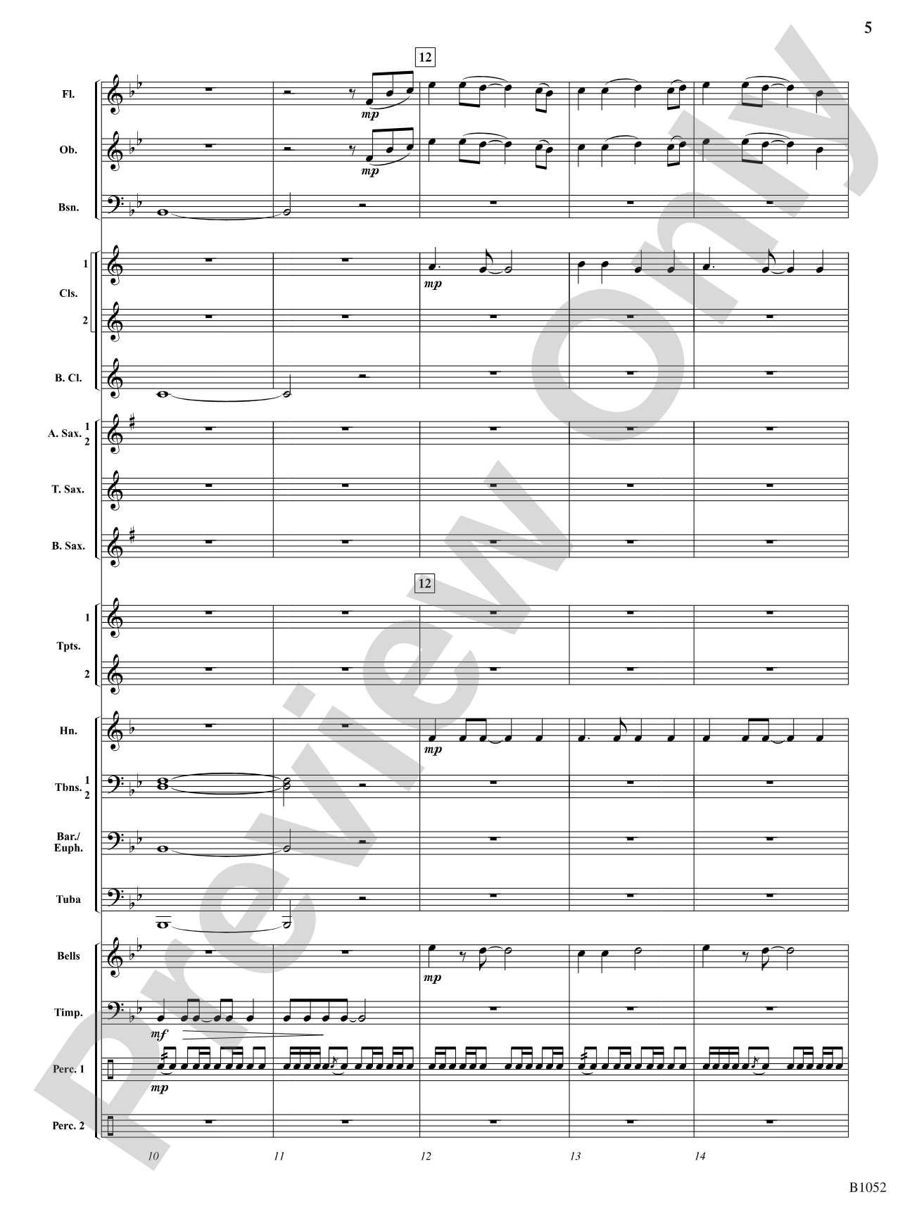 Blue Ridge Impressions: Concert Band Conductor Score & Parts