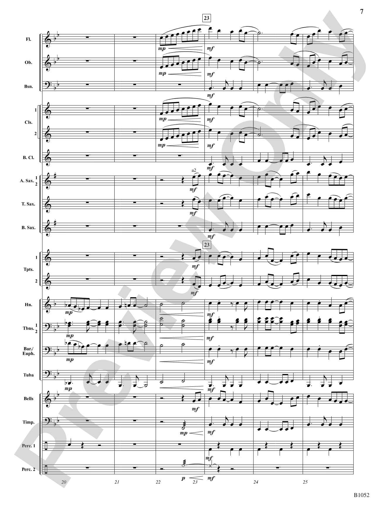 Blue Ridge Impressions: Concert Band Conductor Score & Parts