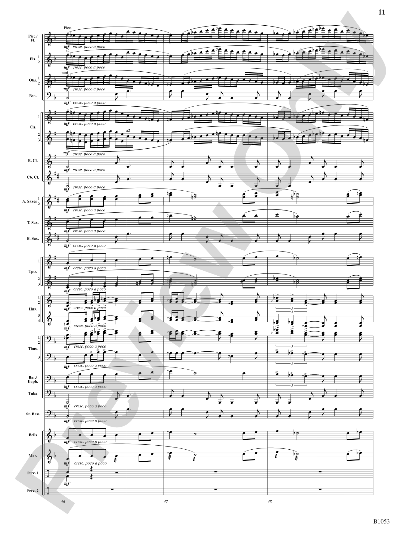 Star Above, Shine Brightly: Score