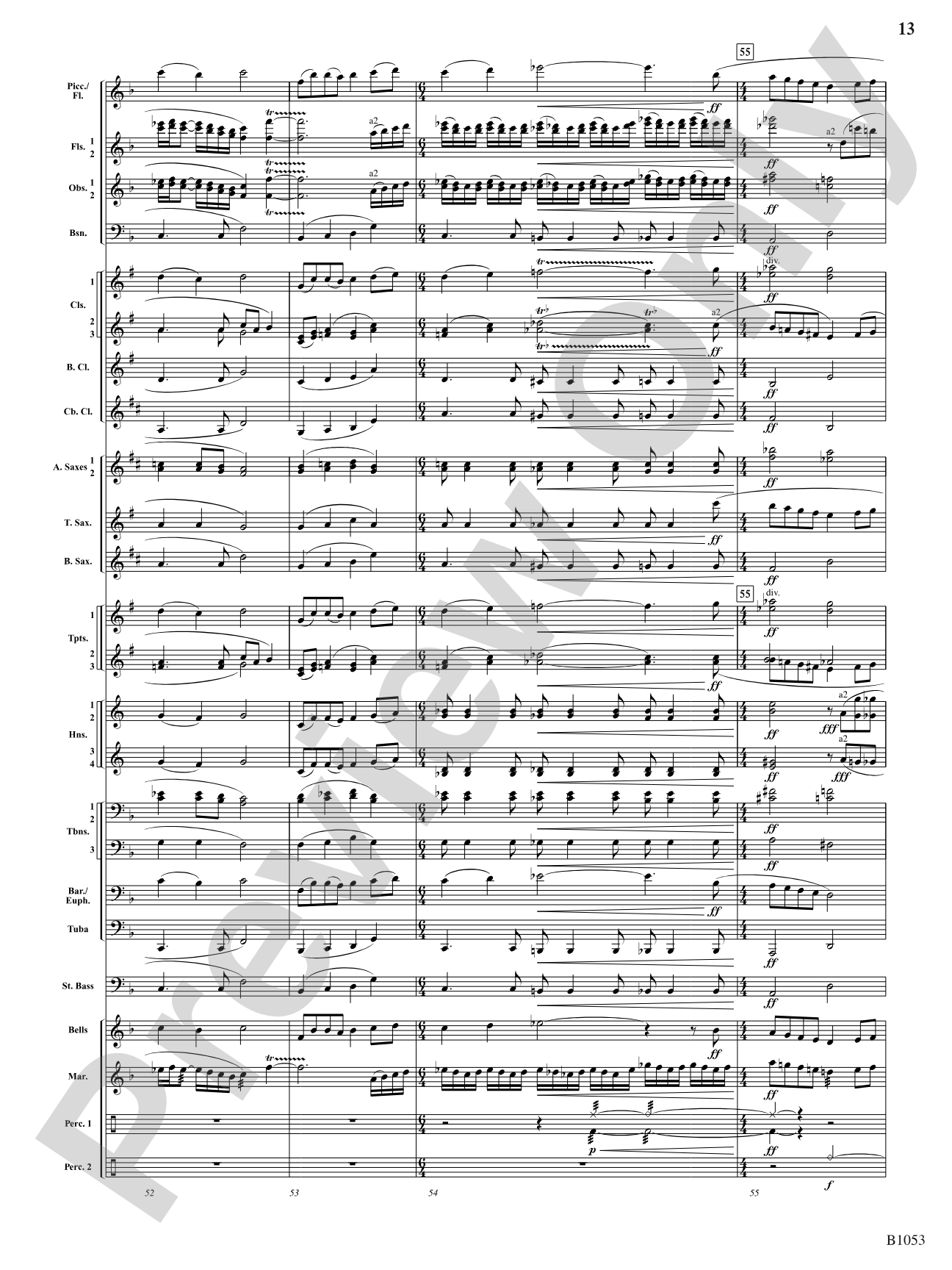 Star Above, Shine Brightly: Score