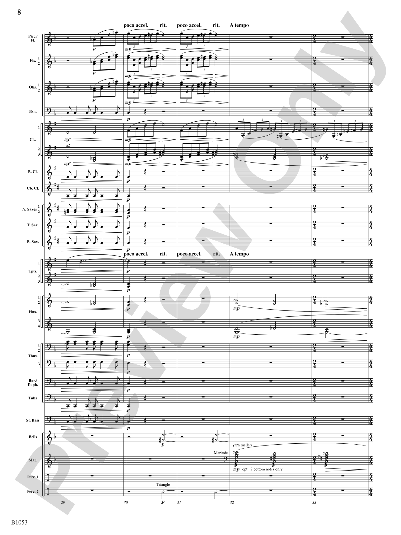 Star Above, Shine Brightly: Score