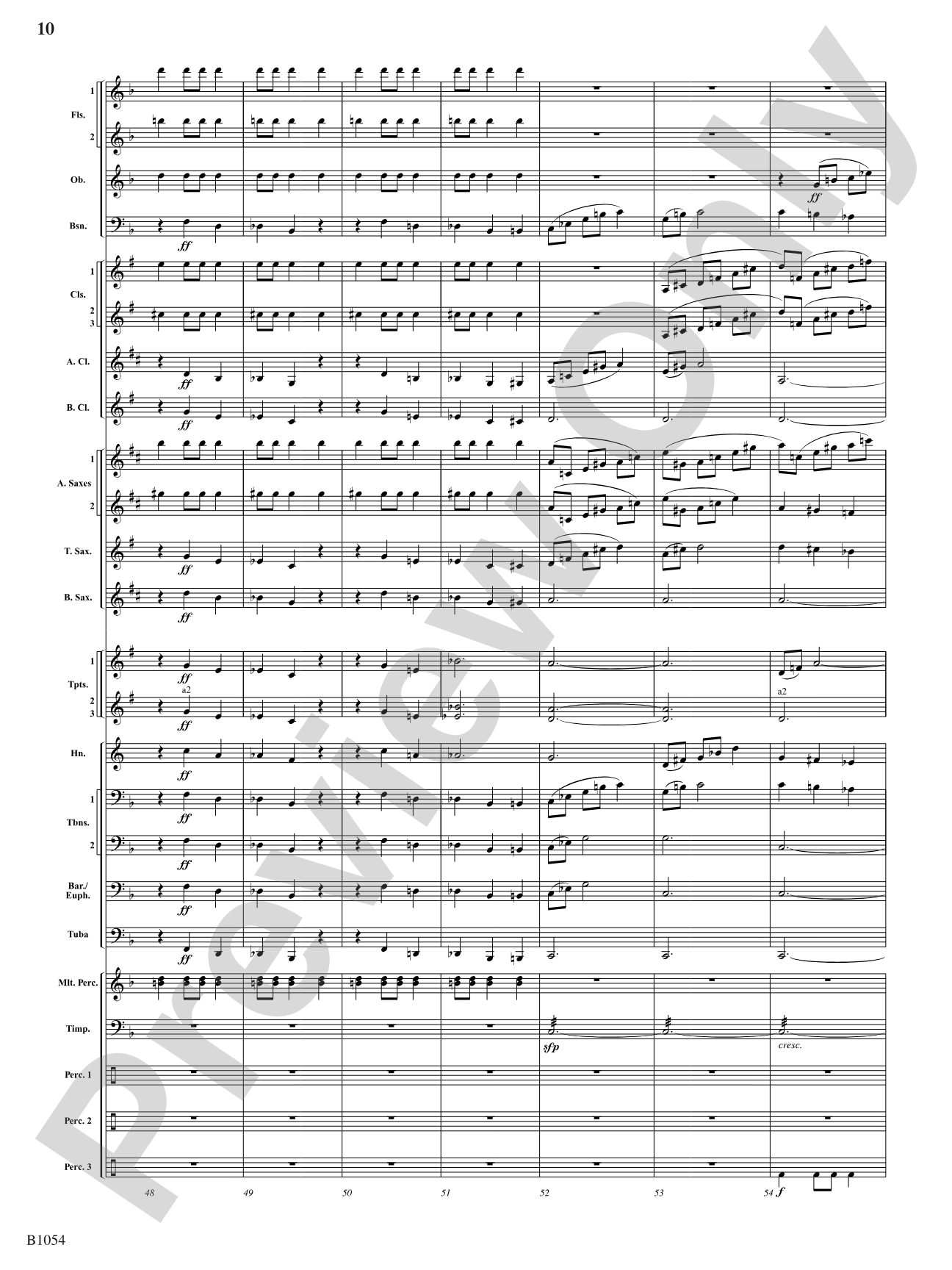 Ritual Dances: Concert Band Conductor Score & Parts