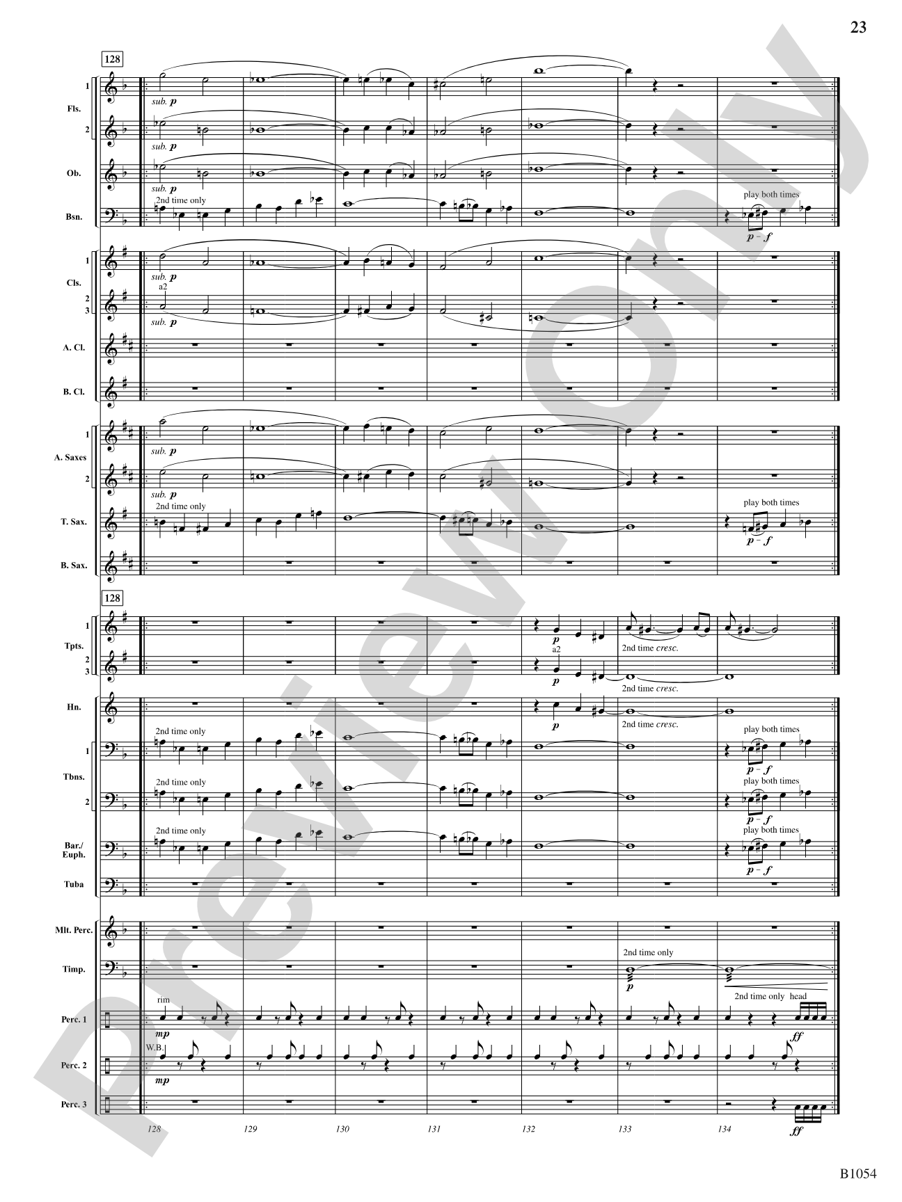 Ritual Dances: Concert Band Conductor Score & Parts