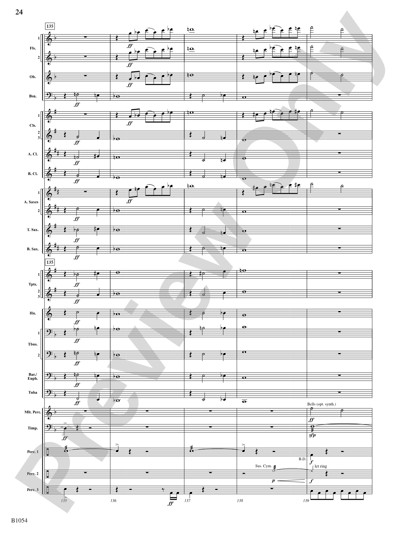 Ritual Dances: Concert Band Conductor Score & Parts