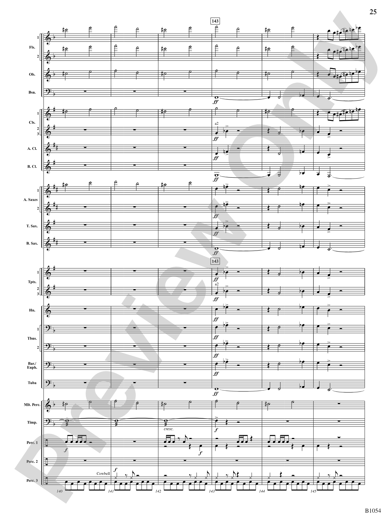 Ritual Dances: Concert Band Conductor Score & Parts