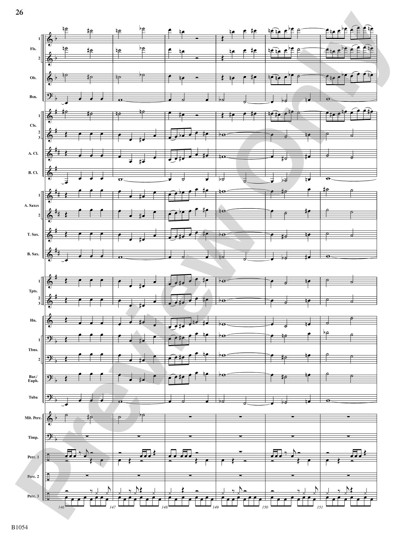 Ritual Dances: Concert Band Conductor Score & Parts