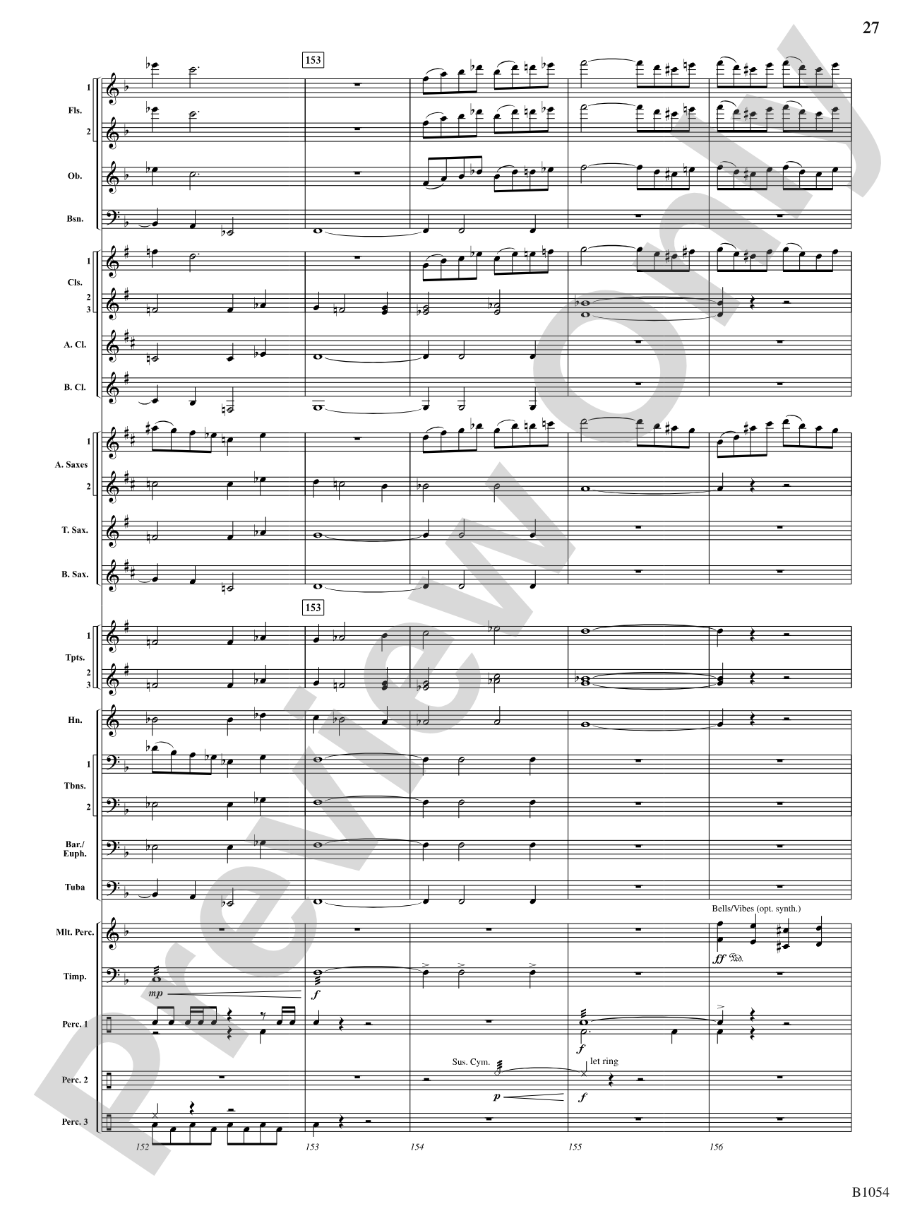 Ritual Dances: Concert Band Conductor Score & Parts