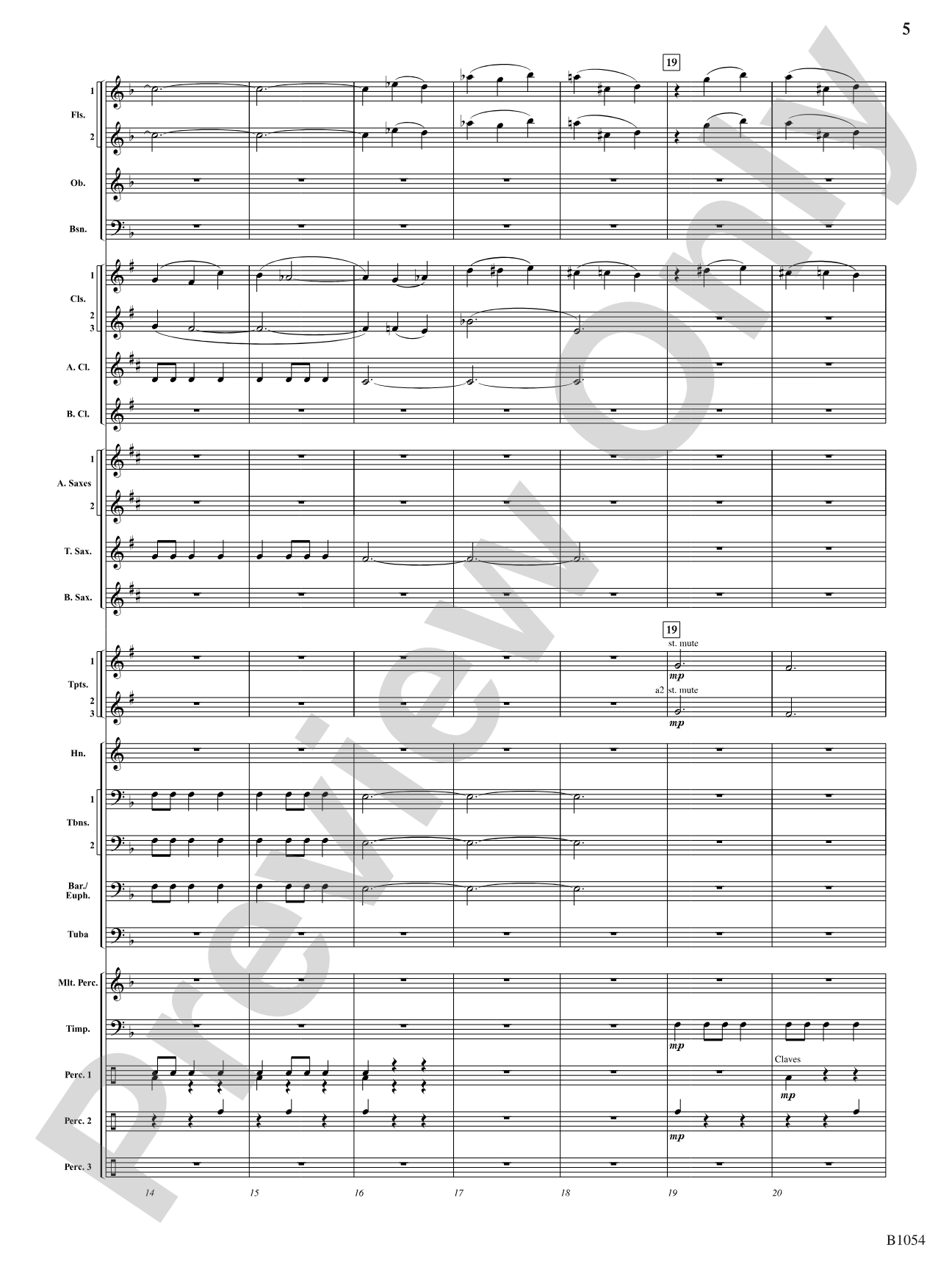 Ritual Dances: Concert Band Conductor Score & Parts