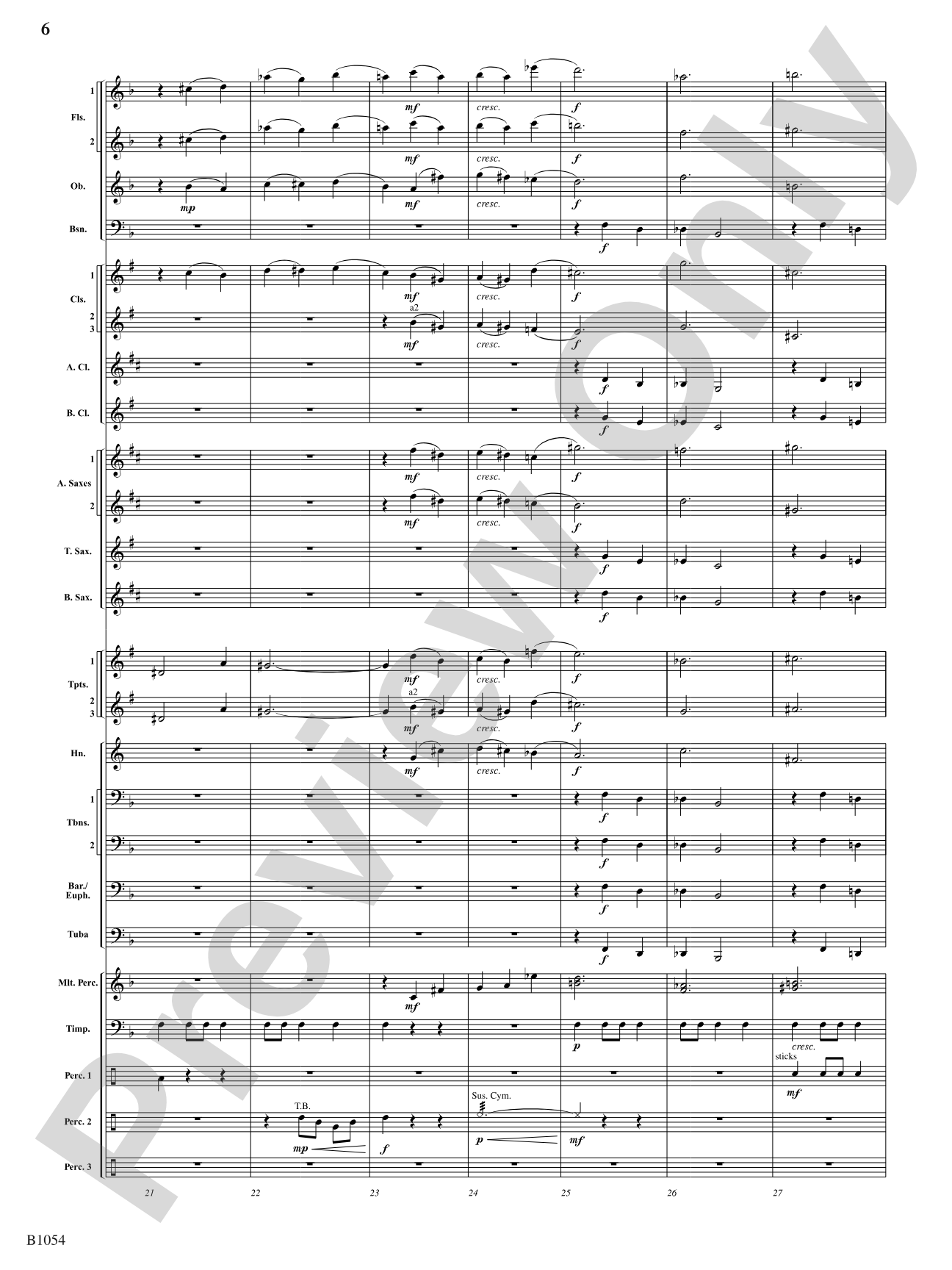 Ritual Dances: Concert Band Conductor Score & Parts