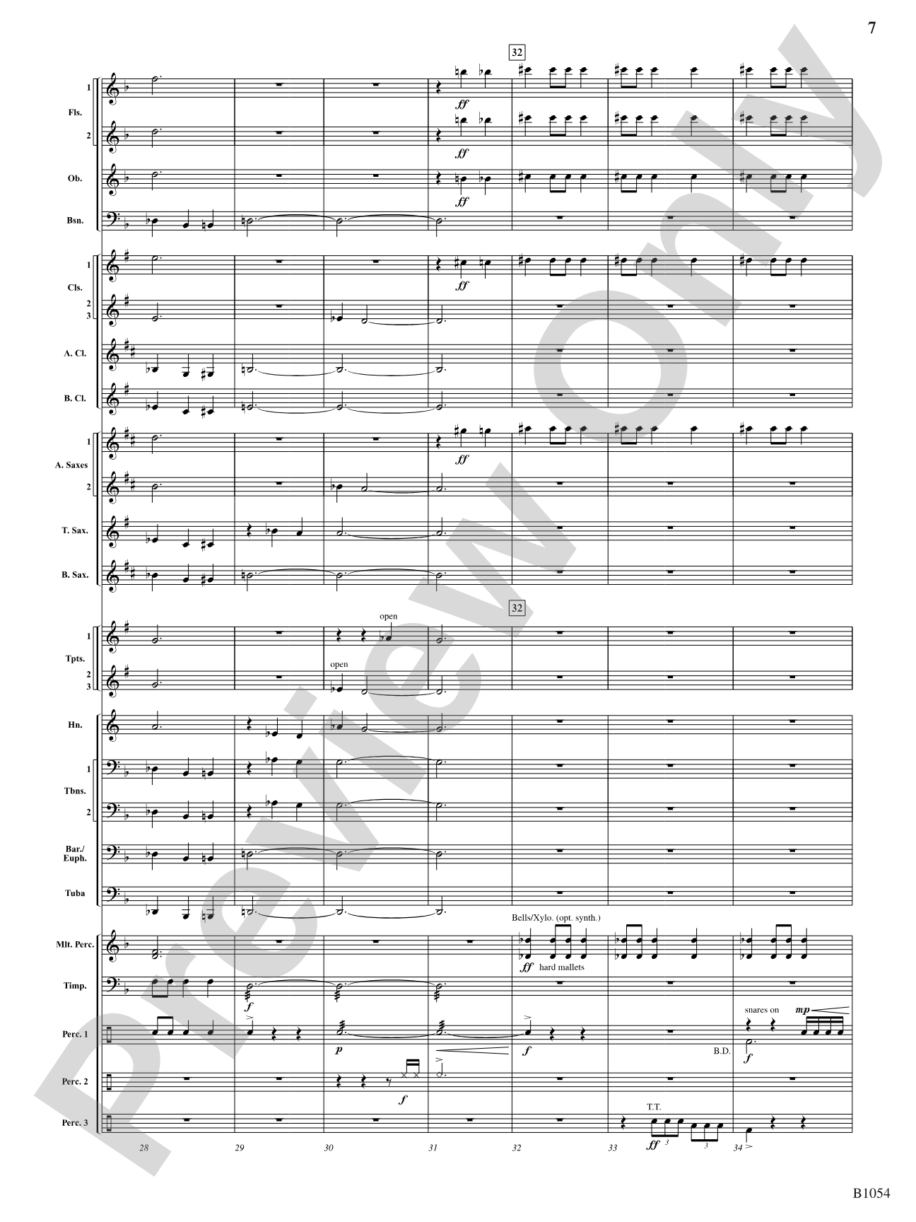 Ritual Dances: Concert Band Conductor Score & Parts