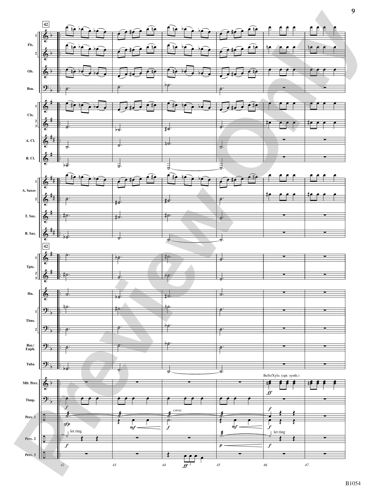 Ritual Dances: Concert Band Conductor Score & Parts