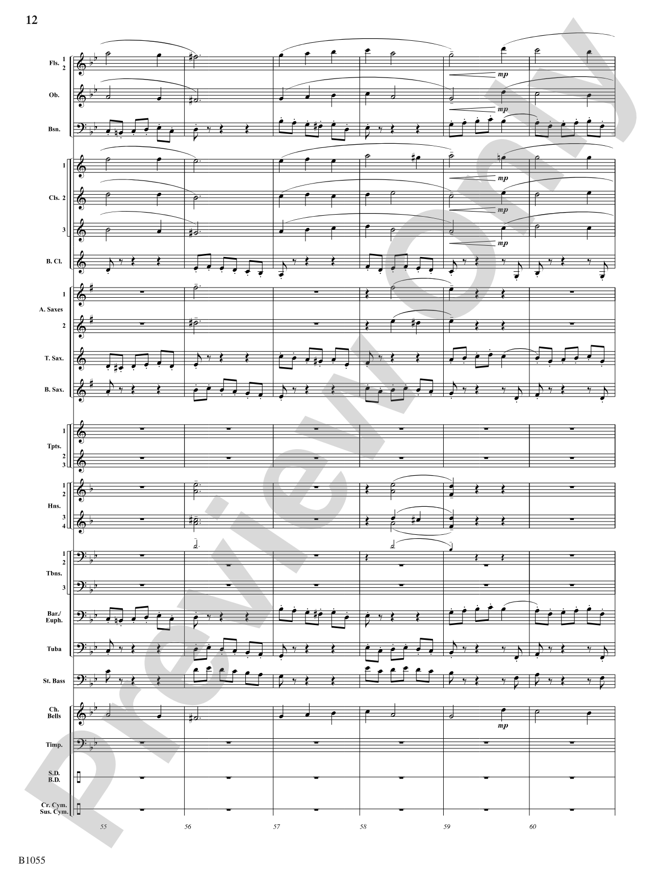 Passacaglia on an Old English Carol: Concert Band Conductor Score & Parts