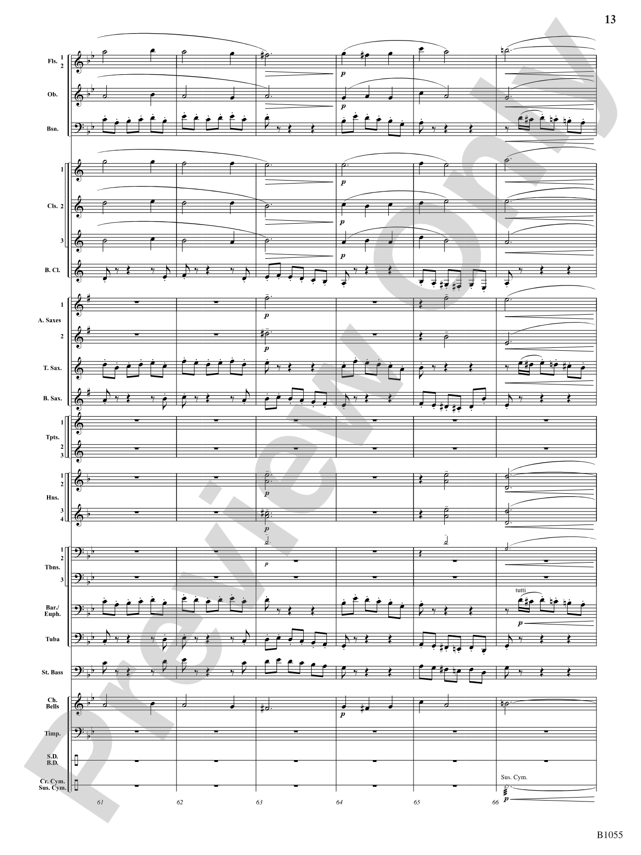 Passacaglia on an Old English Carol: Concert Band Conductor Score & Parts