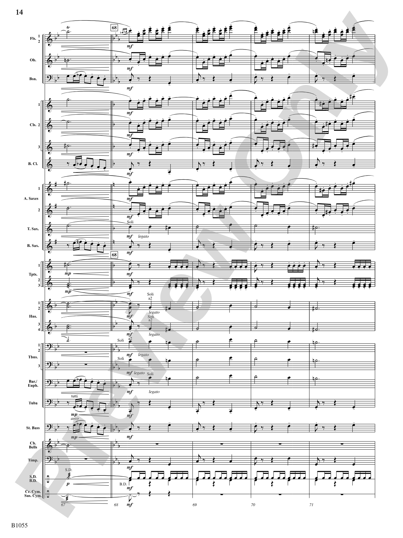 Passacaglia on an Old English Carol: Concert Band Conductor Score & Parts