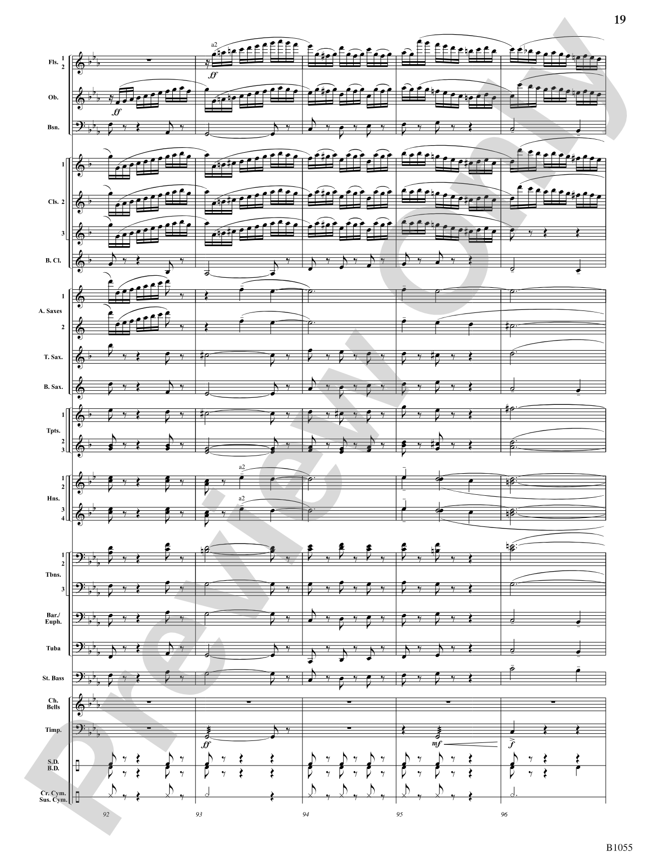 Passacaglia on an Old English Carol: Concert Band Conductor Score & Parts