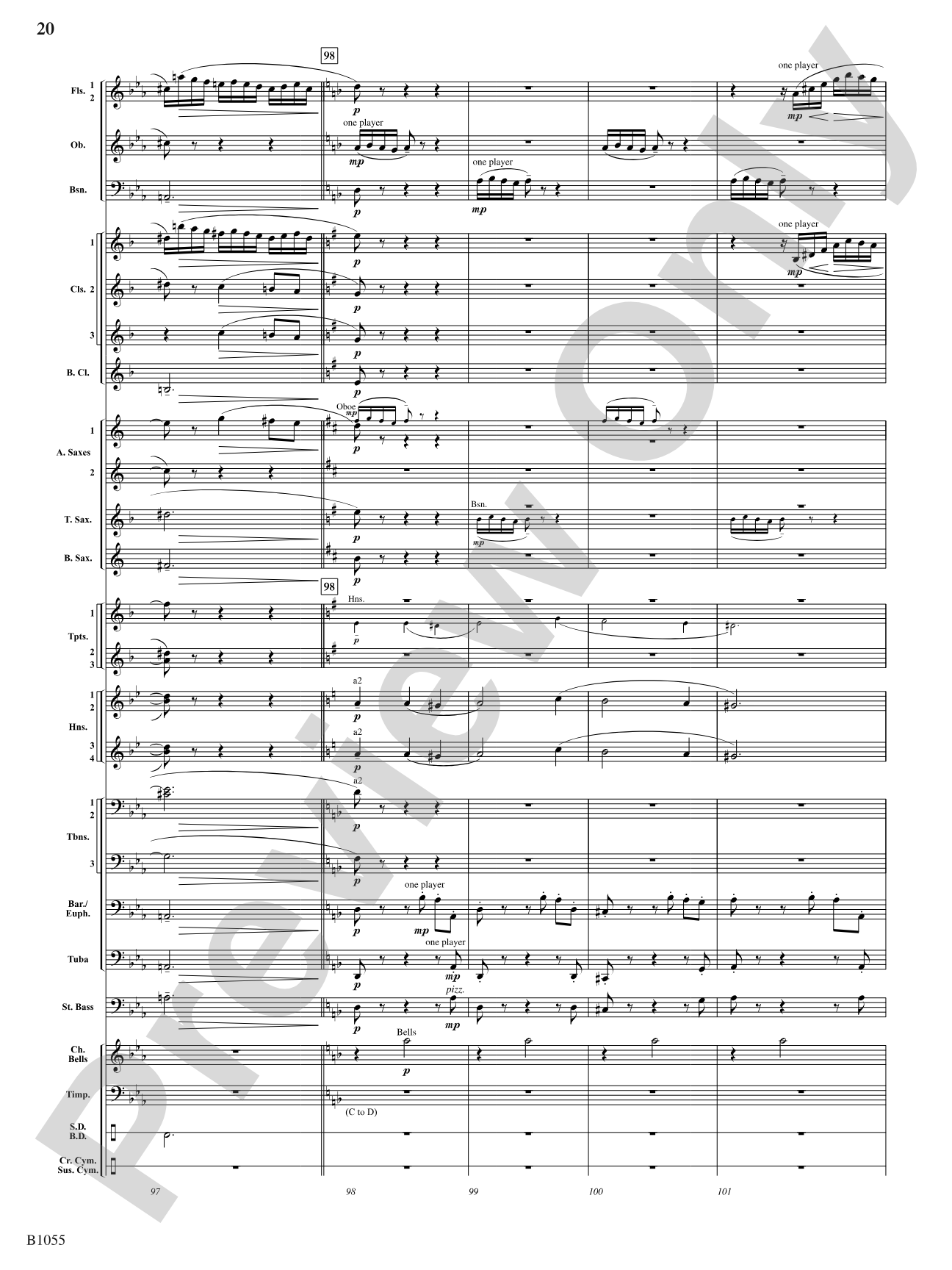 Passacaglia on an Old English Carol: Concert Band Conductor Score & Parts
