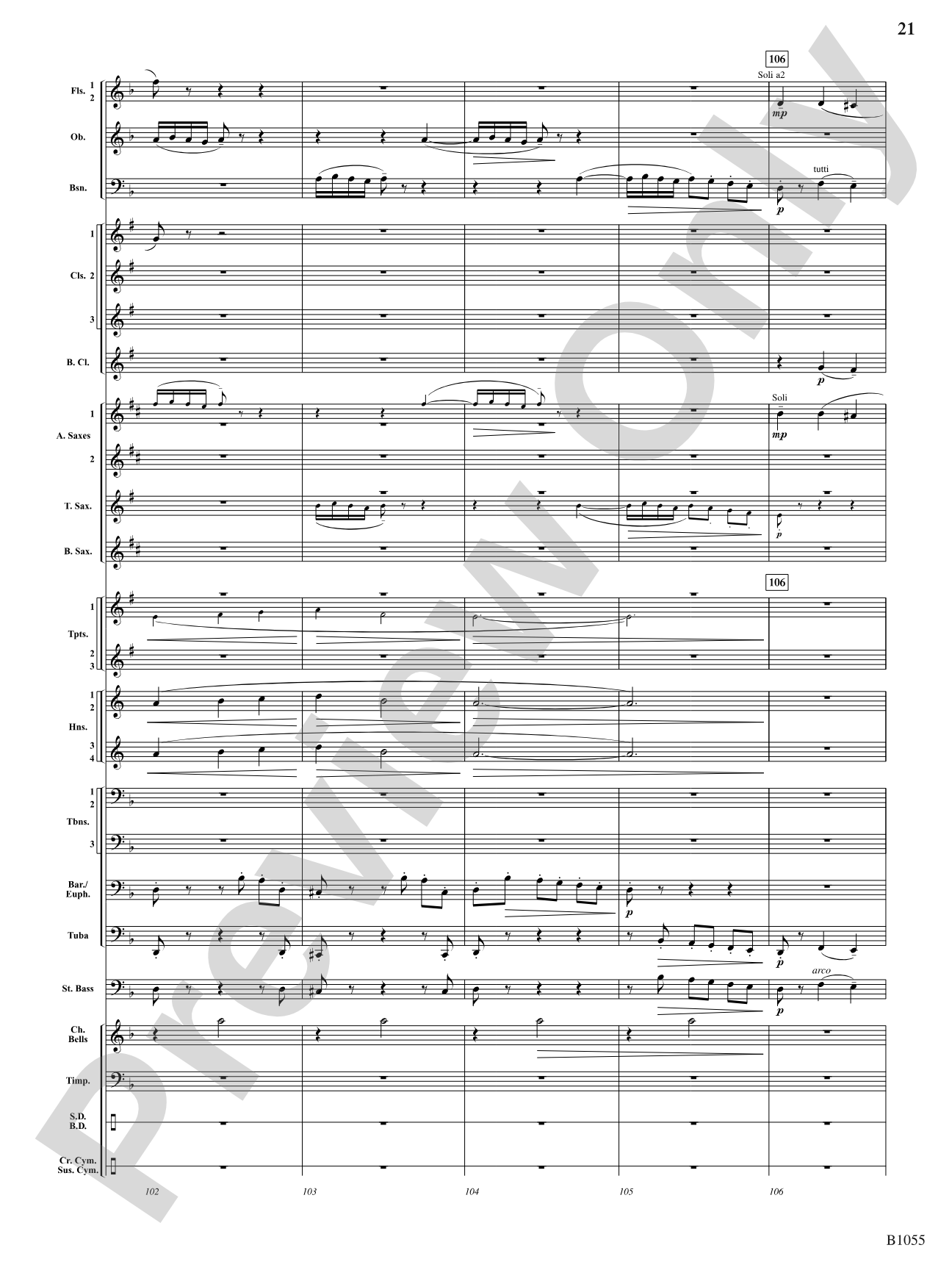 Passacaglia on an Old English Carol: Concert Band Conductor Score & Parts