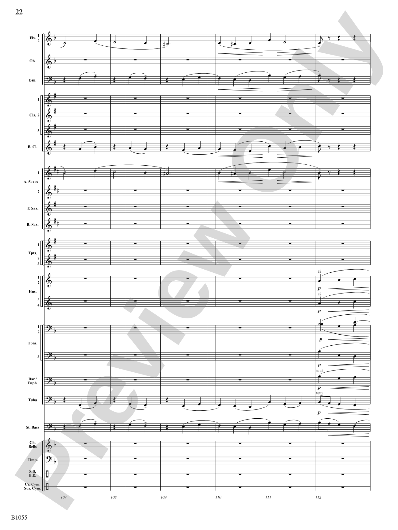 Passacaglia on an Old English Carol: Concert Band Conductor Score & Parts