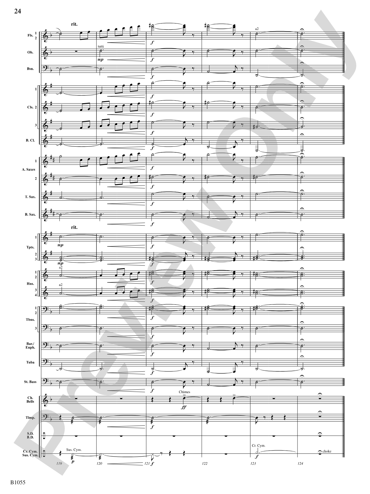 Passacaglia on an Old English Carol: Concert Band Conductor Score & Parts