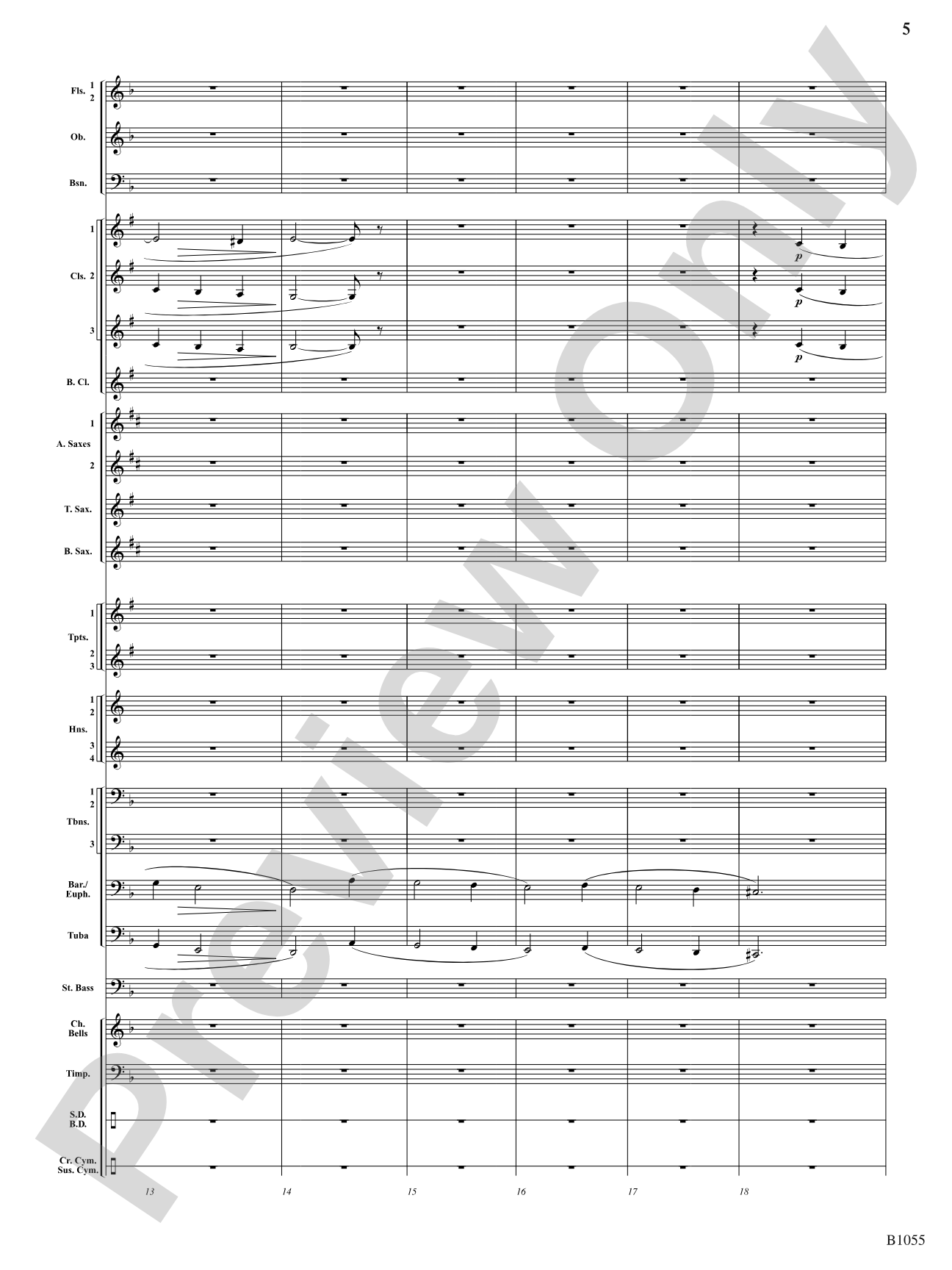 Passacaglia on an Old English Carol: Concert Band Conductor Score & Parts