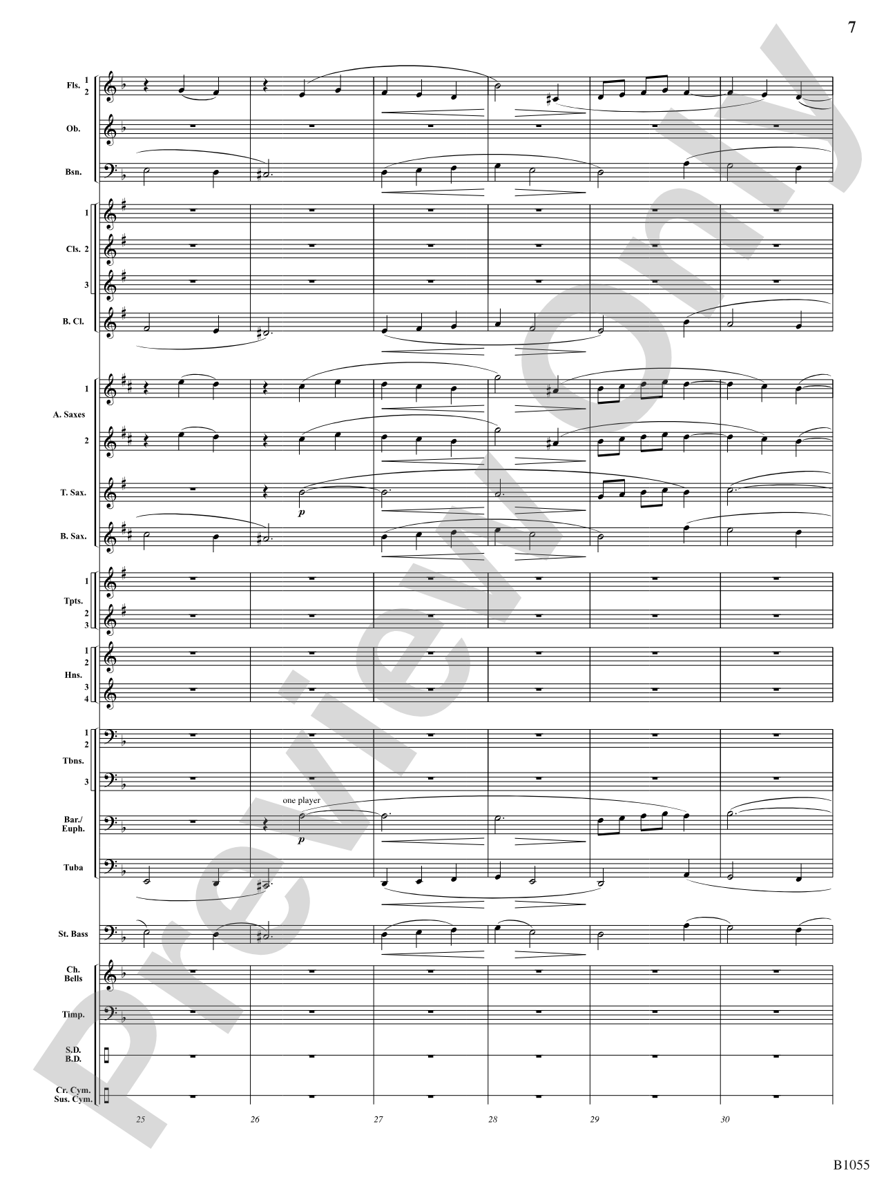 Passacaglia on an Old English Carol: Concert Band Conductor Score & Parts