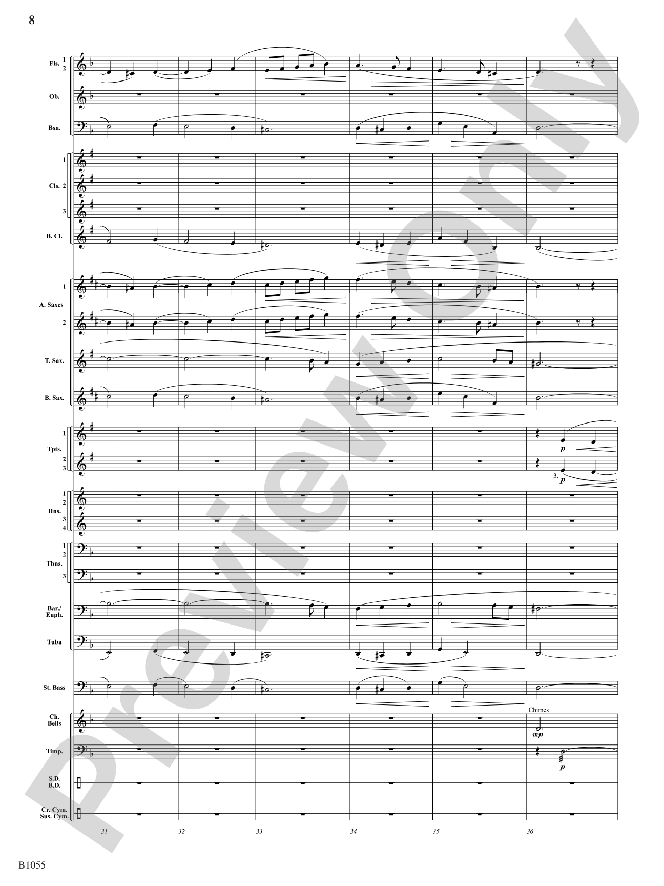 Passacaglia on an Old English Carol: Concert Band Conductor Score & Parts