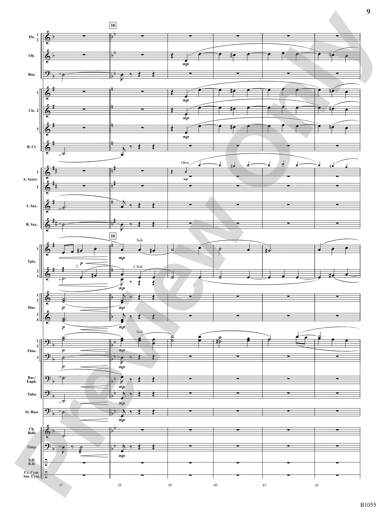 Passacaglia on an Old English Carol: Concert Band Conductor Score & Parts