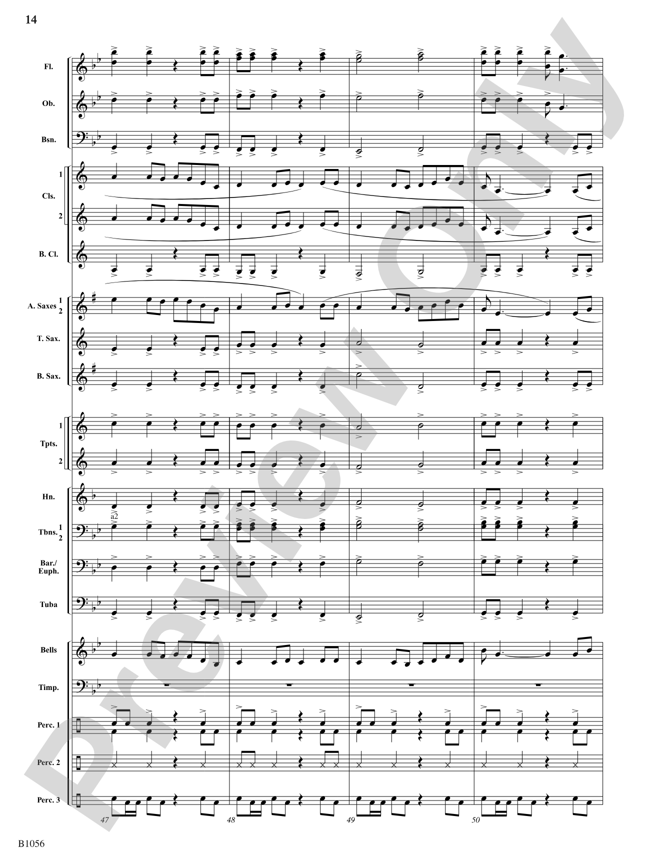 Festival on the Rivers: Concert Band Conductor Score & Parts