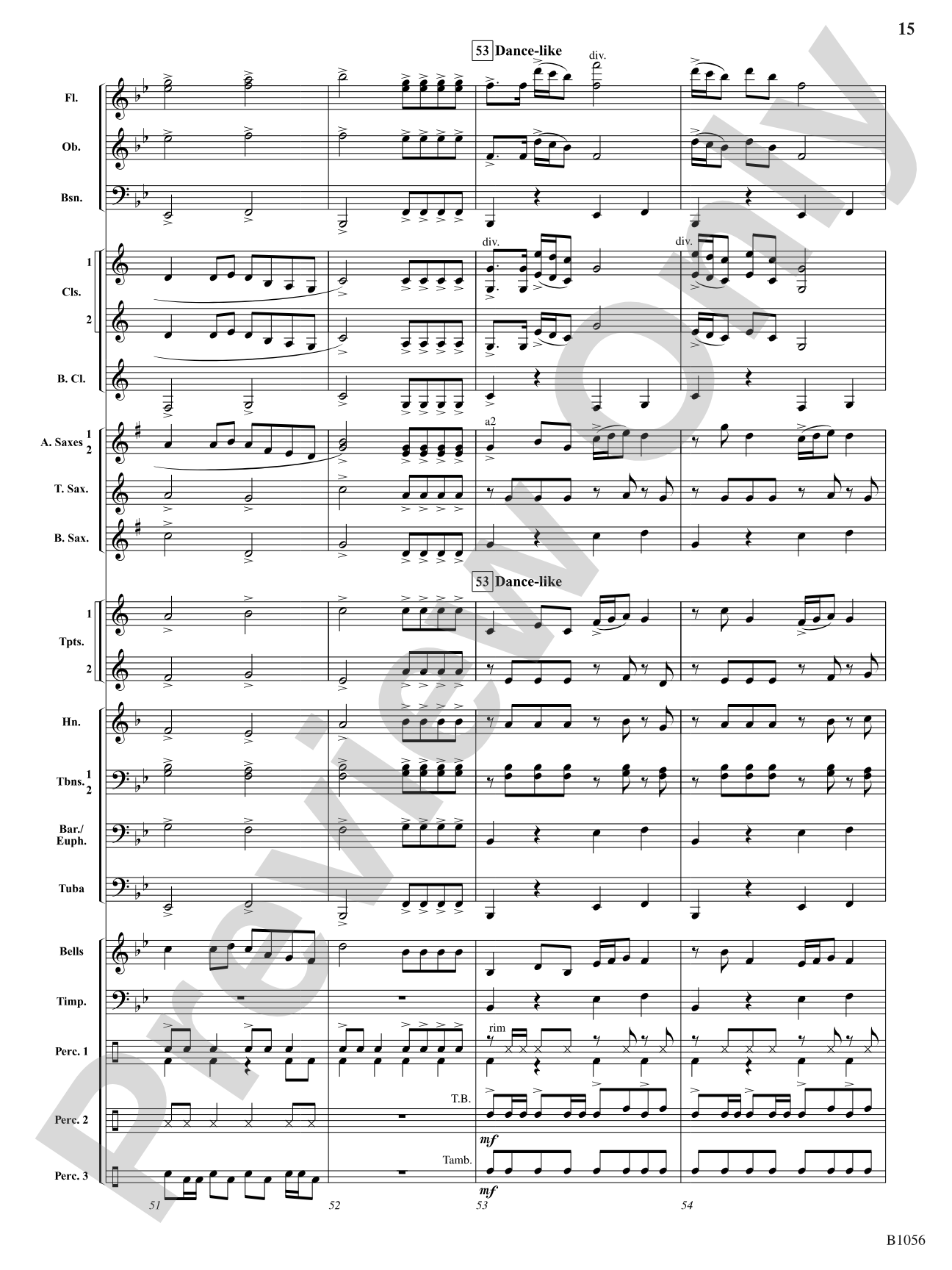 Festival on the Rivers: Concert Band Conductor Score & Parts