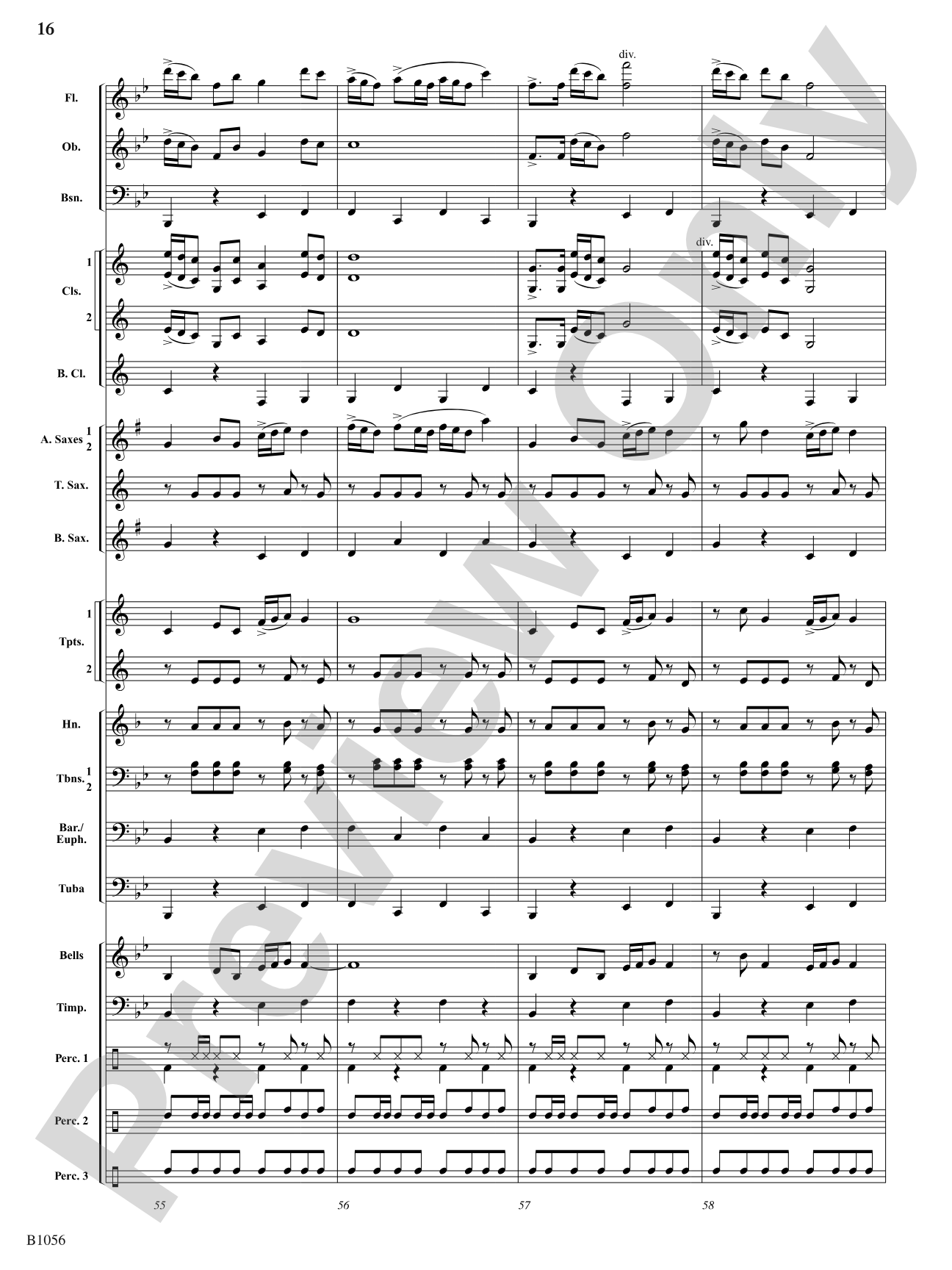 Festival on the Rivers: Concert Band Conductor Score & Parts