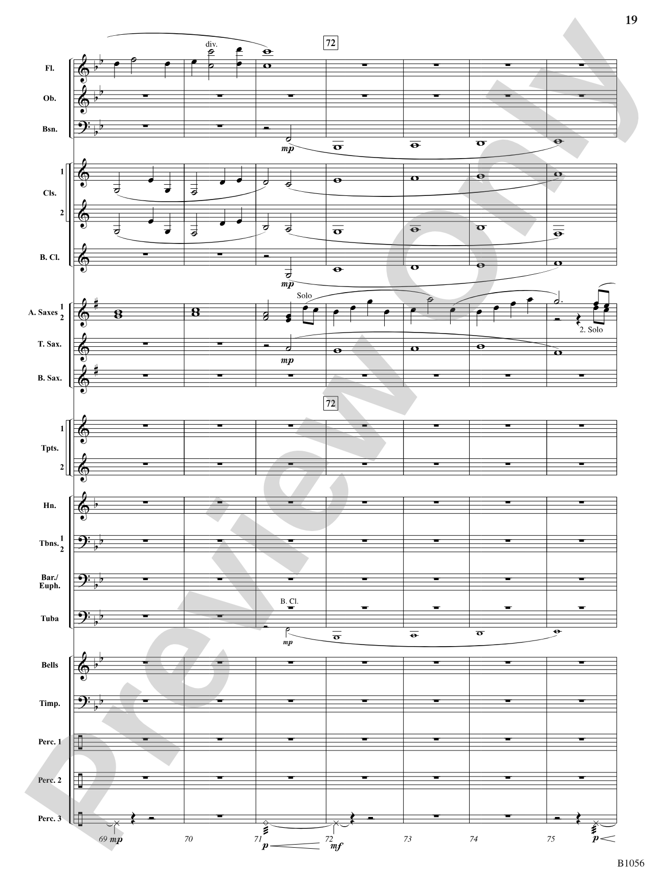 Festival on the Rivers: Concert Band Conductor Score & Parts