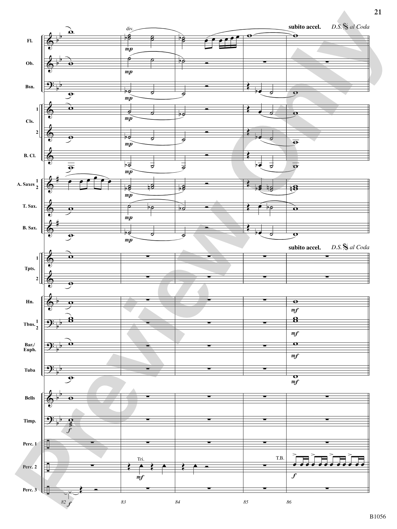 Festival on the Rivers: Concert Band Conductor Score & Parts