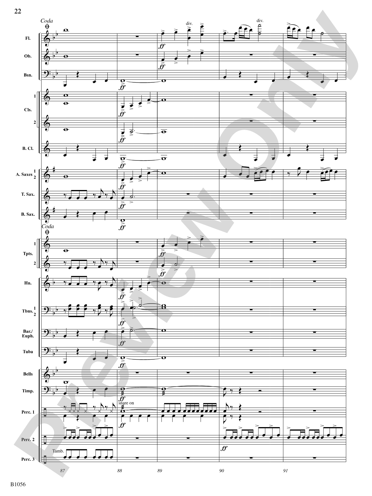 Festival on the Rivers: Concert Band Conductor Score & Parts