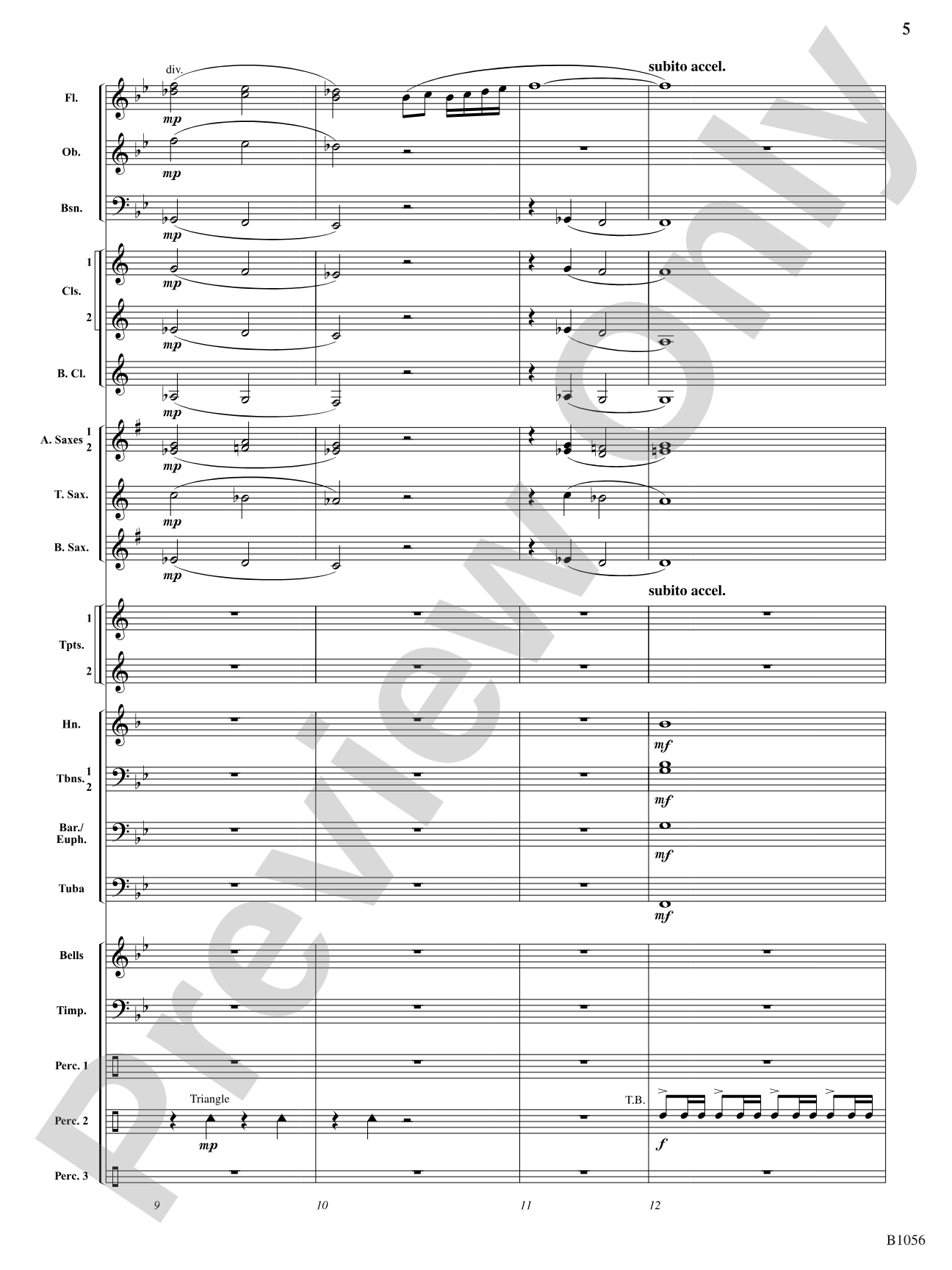 Festival on the Rivers: Concert Band Conductor Score & Parts