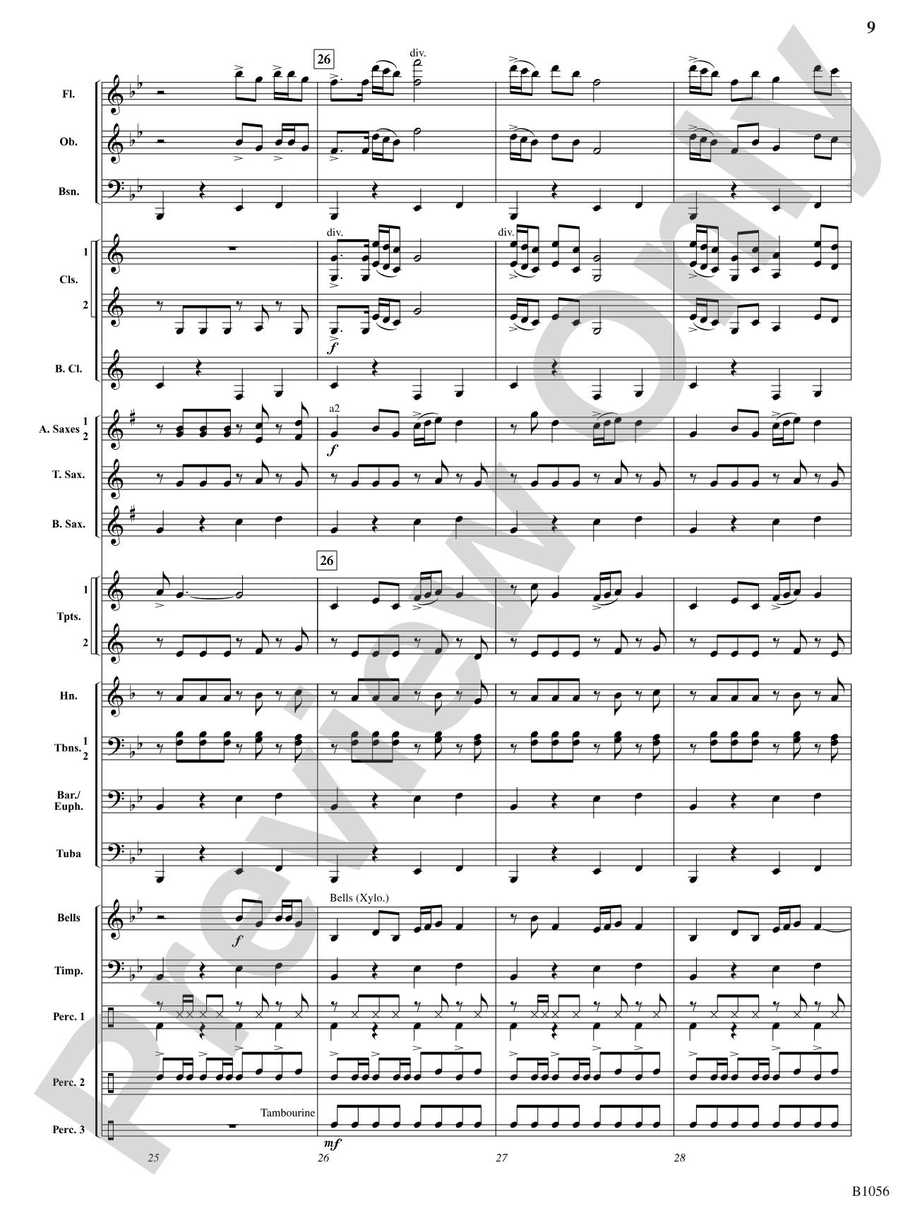 Festival on the Rivers: Concert Band Conductor Score & Parts