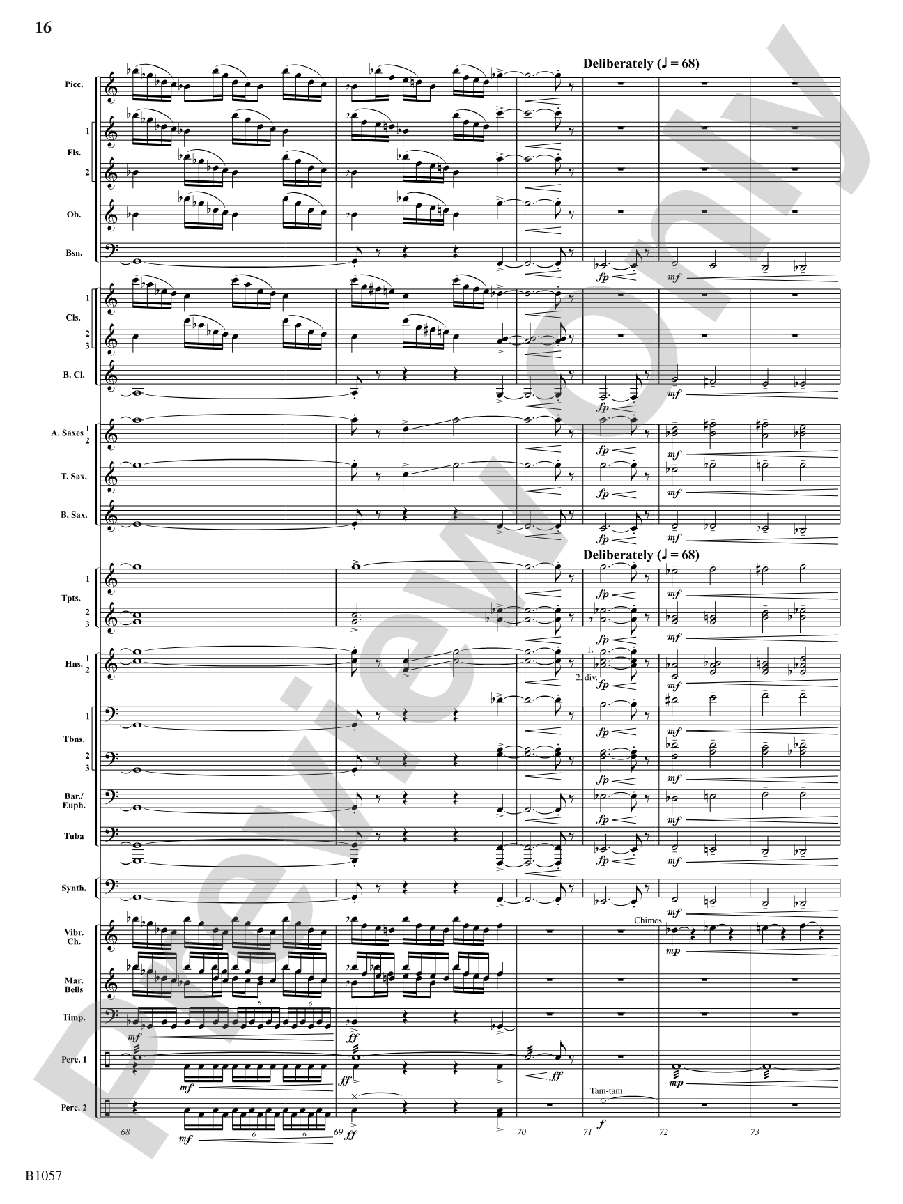 The Darkness is Always Soft: Concert Band Conductor Score & Parts