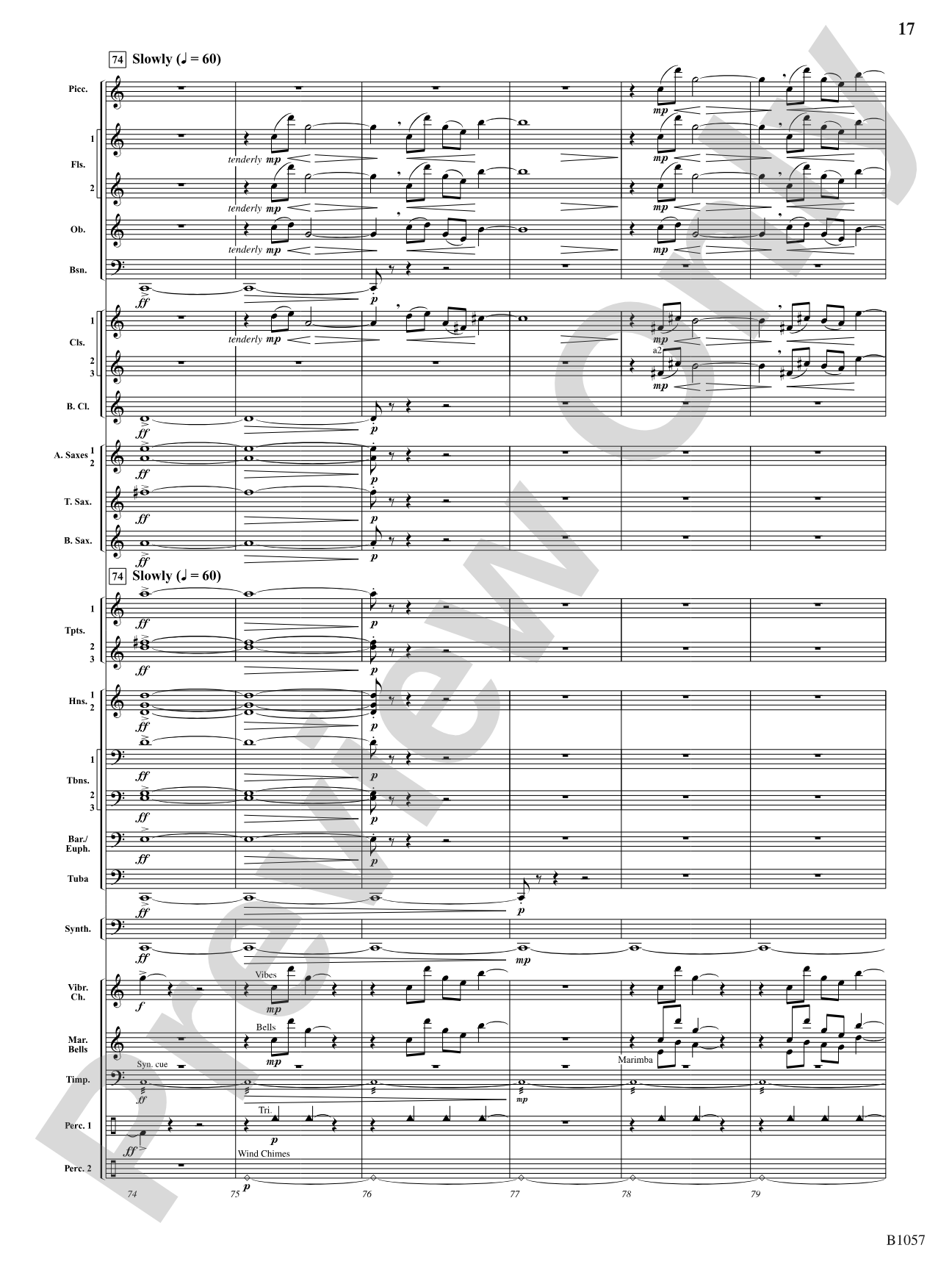 The Darkness is Always Soft: Concert Band Conductor Score & Parts