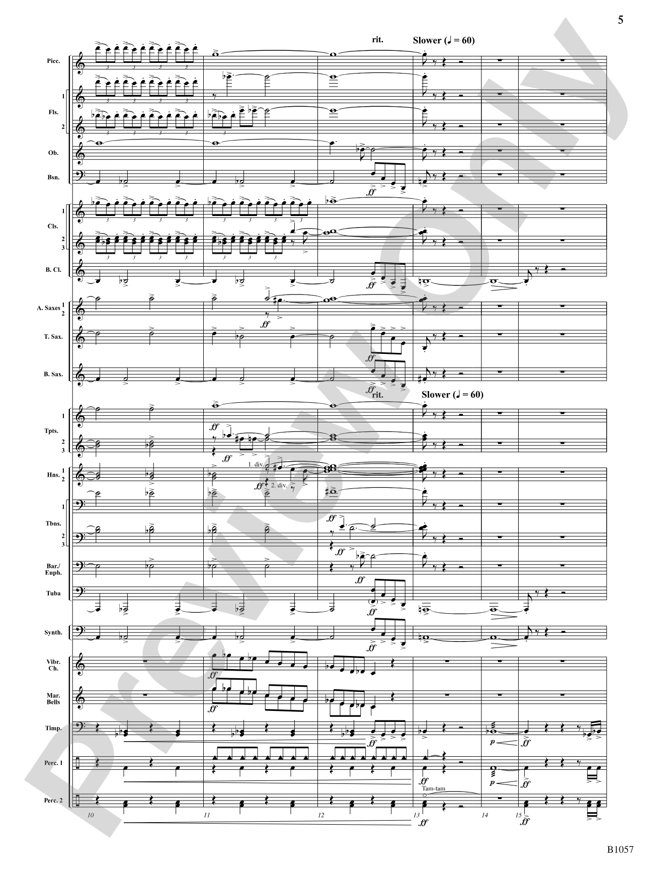 The Darkness is Always Soft: Concert Band Conductor Score & Parts
