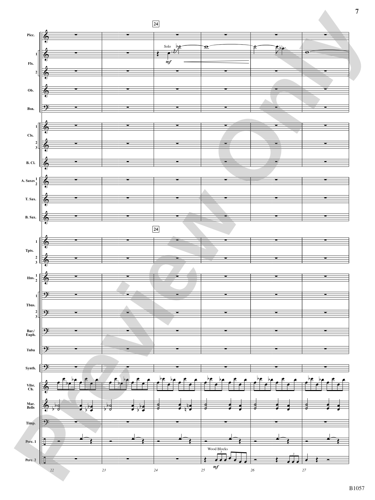 The Darkness is Always Soft: Concert Band Conductor Score & Parts