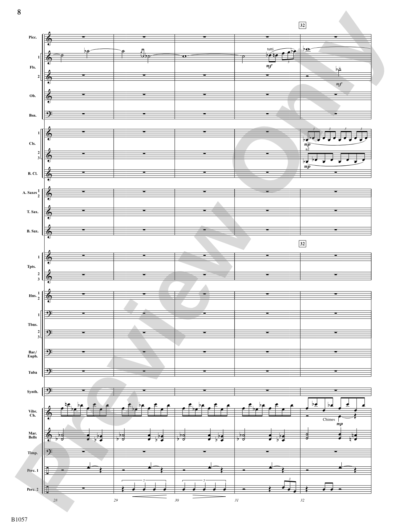 The Darkness is Always Soft: Concert Band Conductor Score & Parts