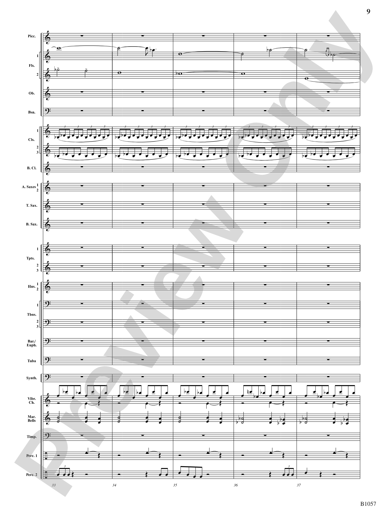 The Darkness is Always Soft: Concert Band Conductor Score & Parts