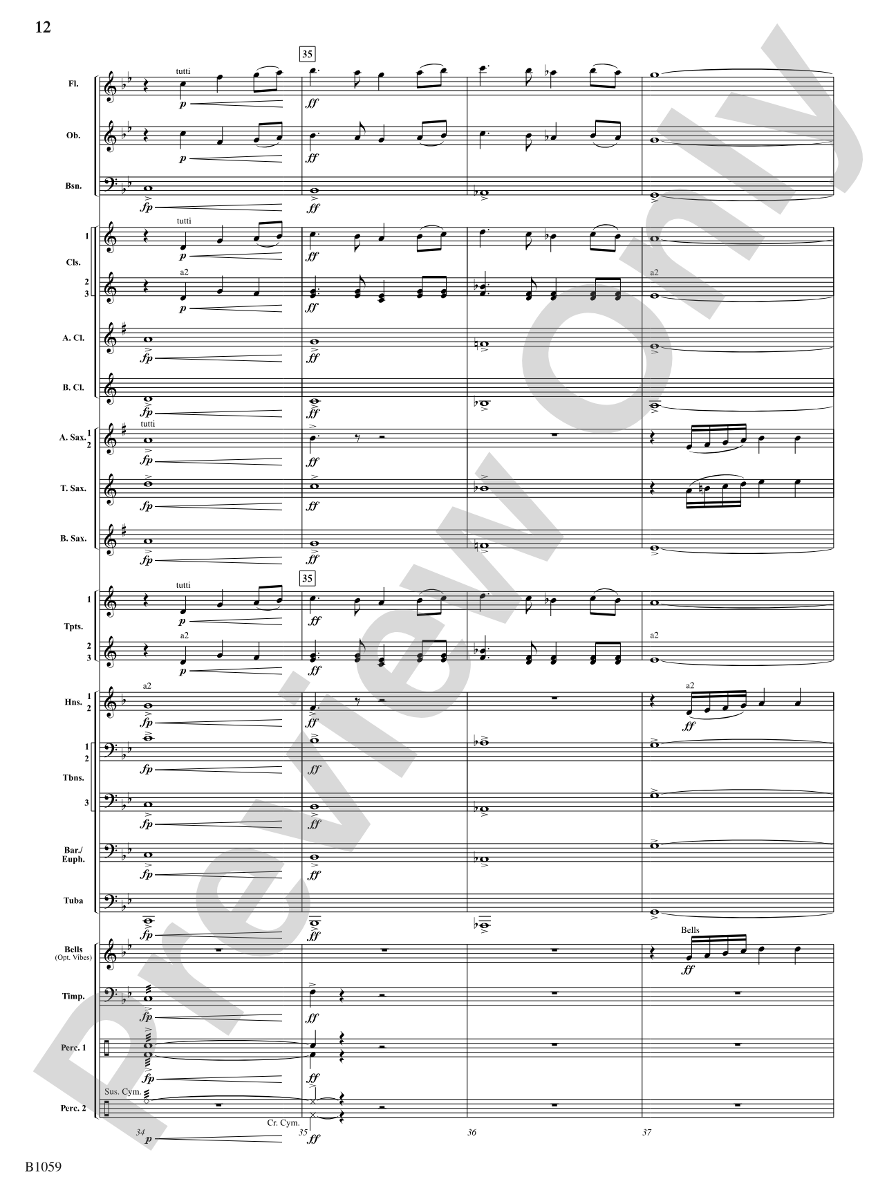 The Forbidden Caverns: Concert Band Conductor Score & Parts