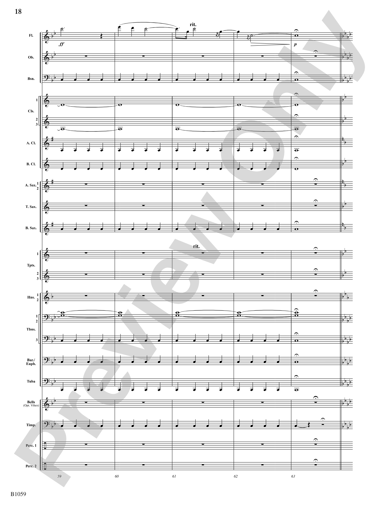 The Forbidden Caverns: Concert Band Conductor Score & Parts