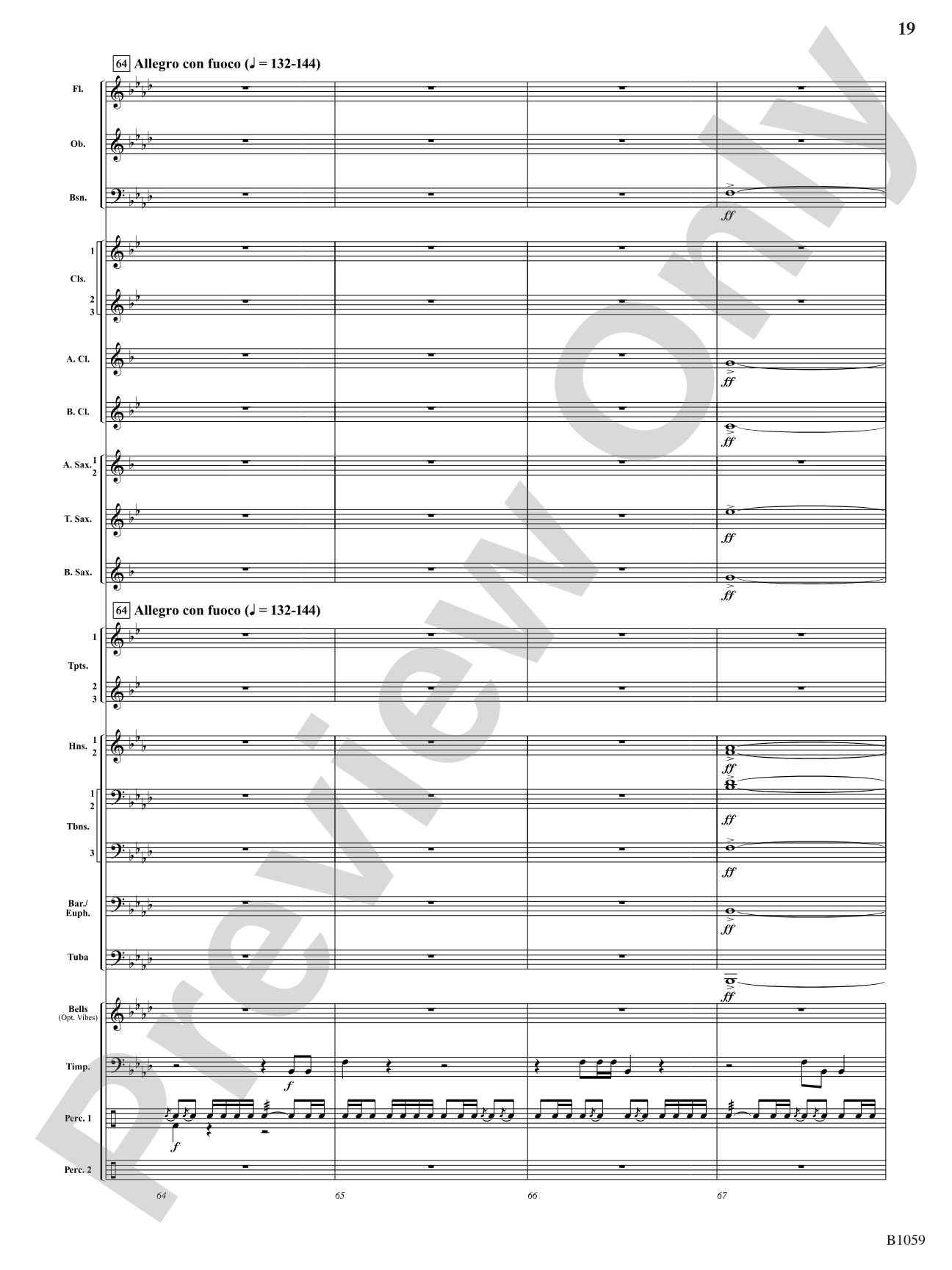 The Forbidden Caverns: Concert Band Conductor Score & Parts