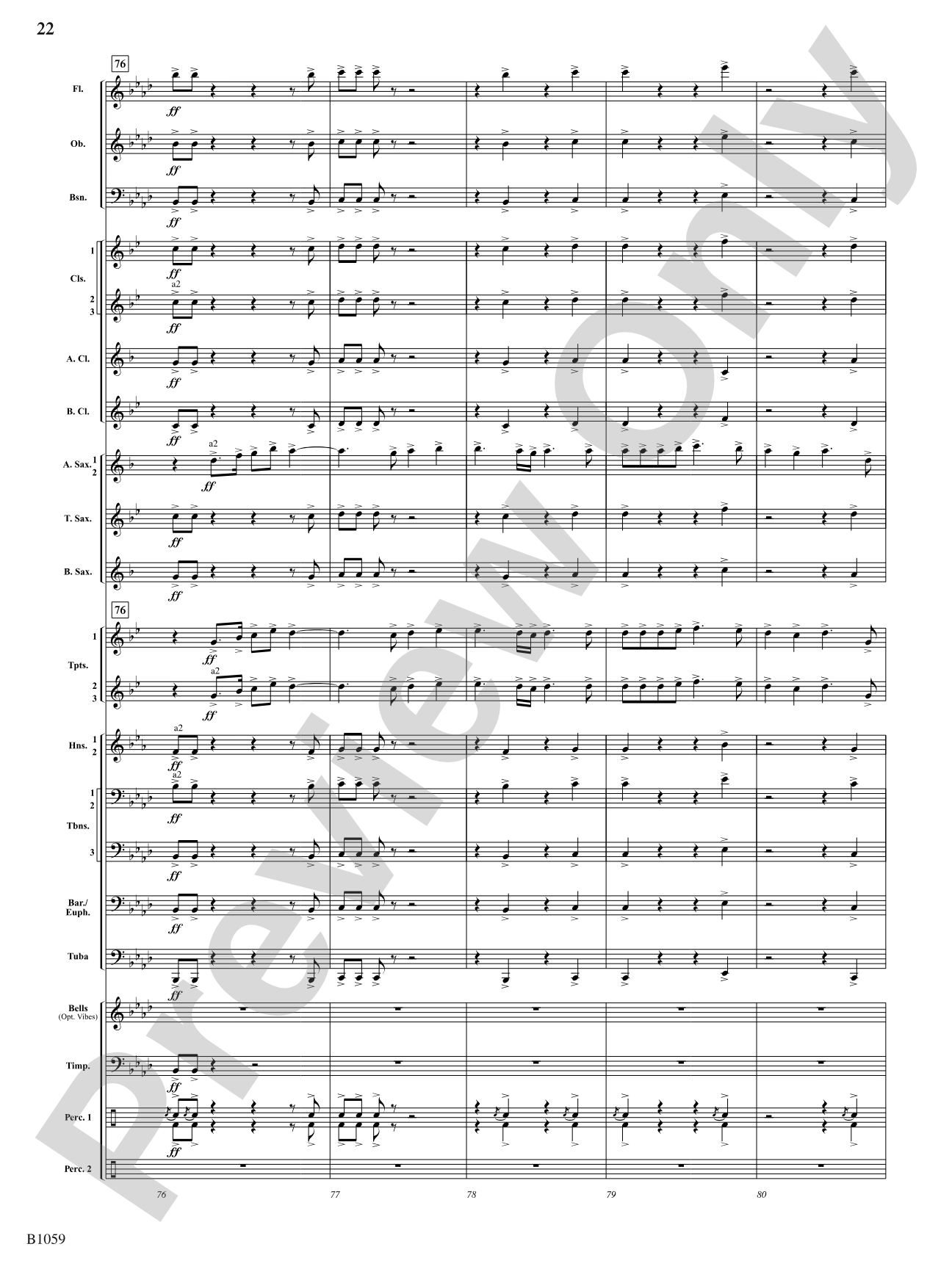 The Forbidden Caverns: Concert Band Conductor Score & Parts