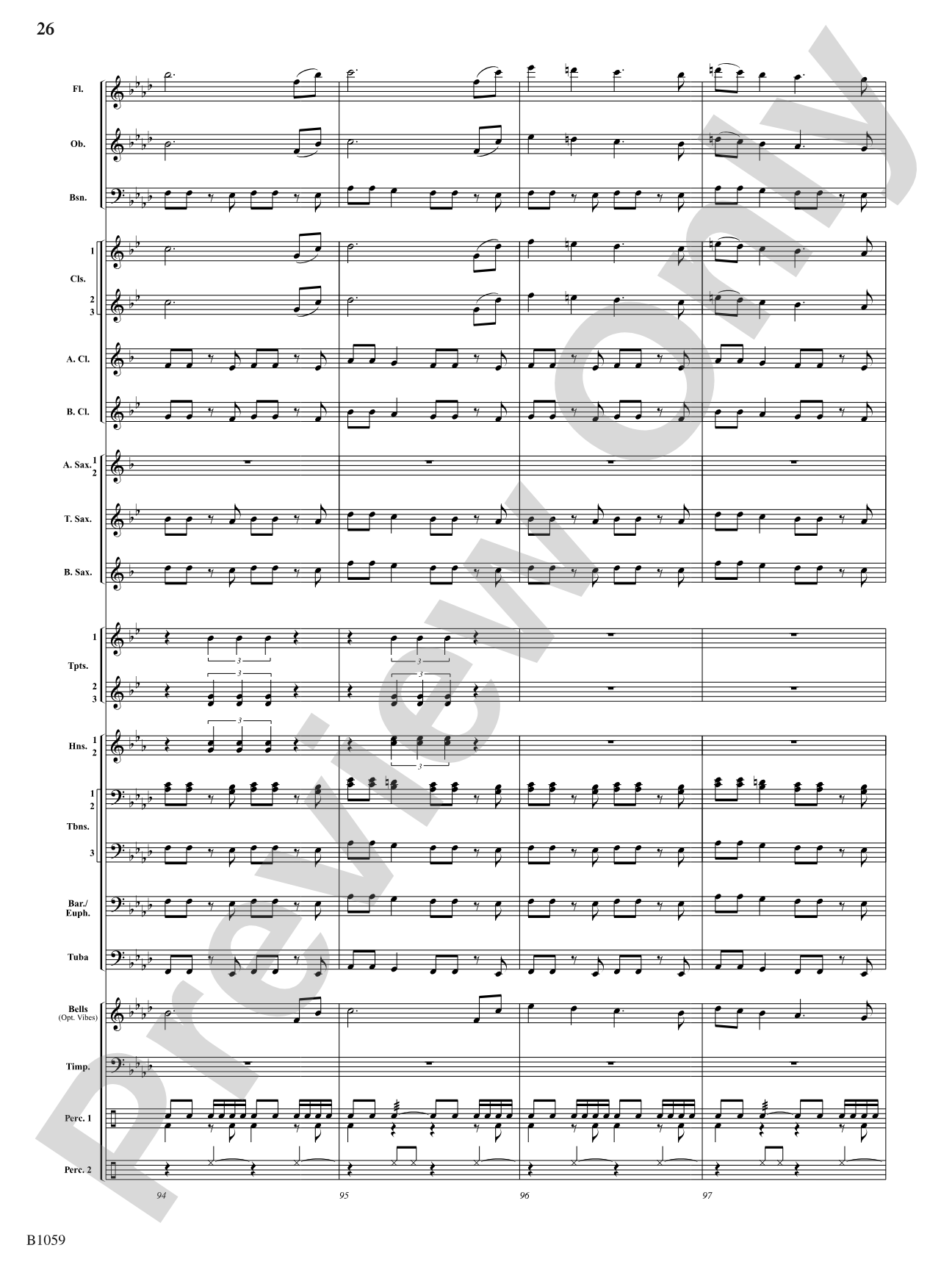 The Forbidden Caverns: Concert Band Conductor Score & Parts