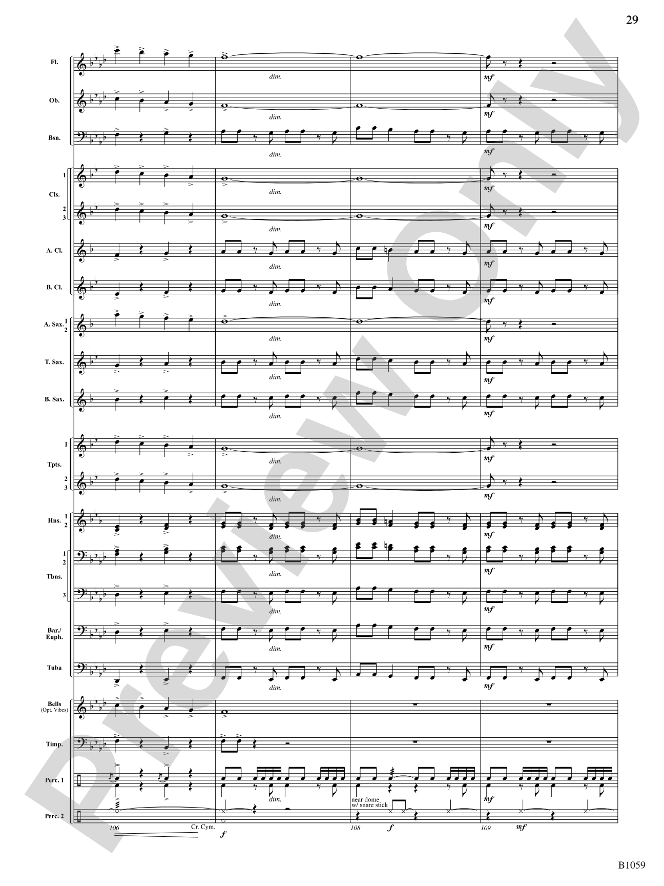 The Forbidden Caverns: Concert Band Conductor Score & Parts