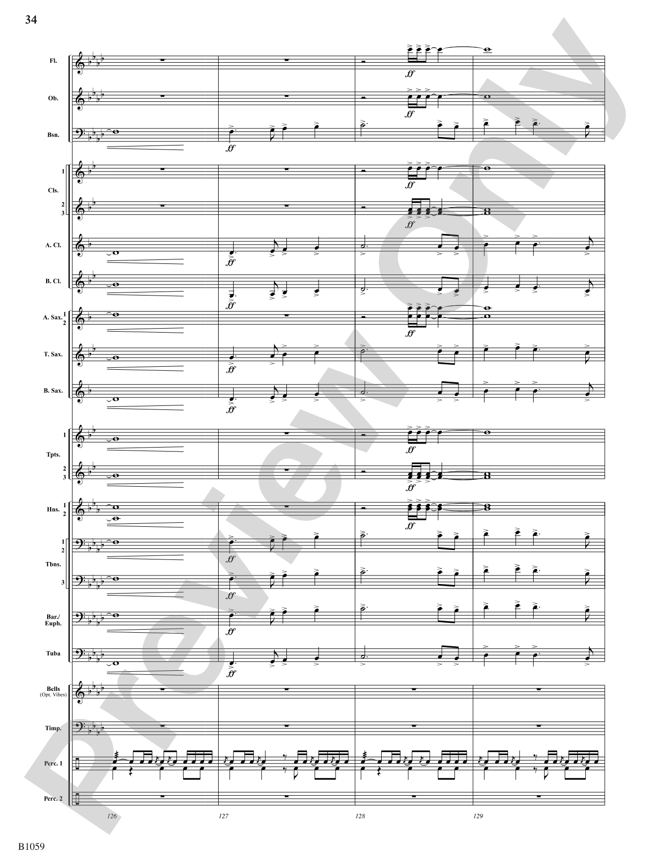 The Forbidden Caverns: Concert Band Conductor Score & Parts